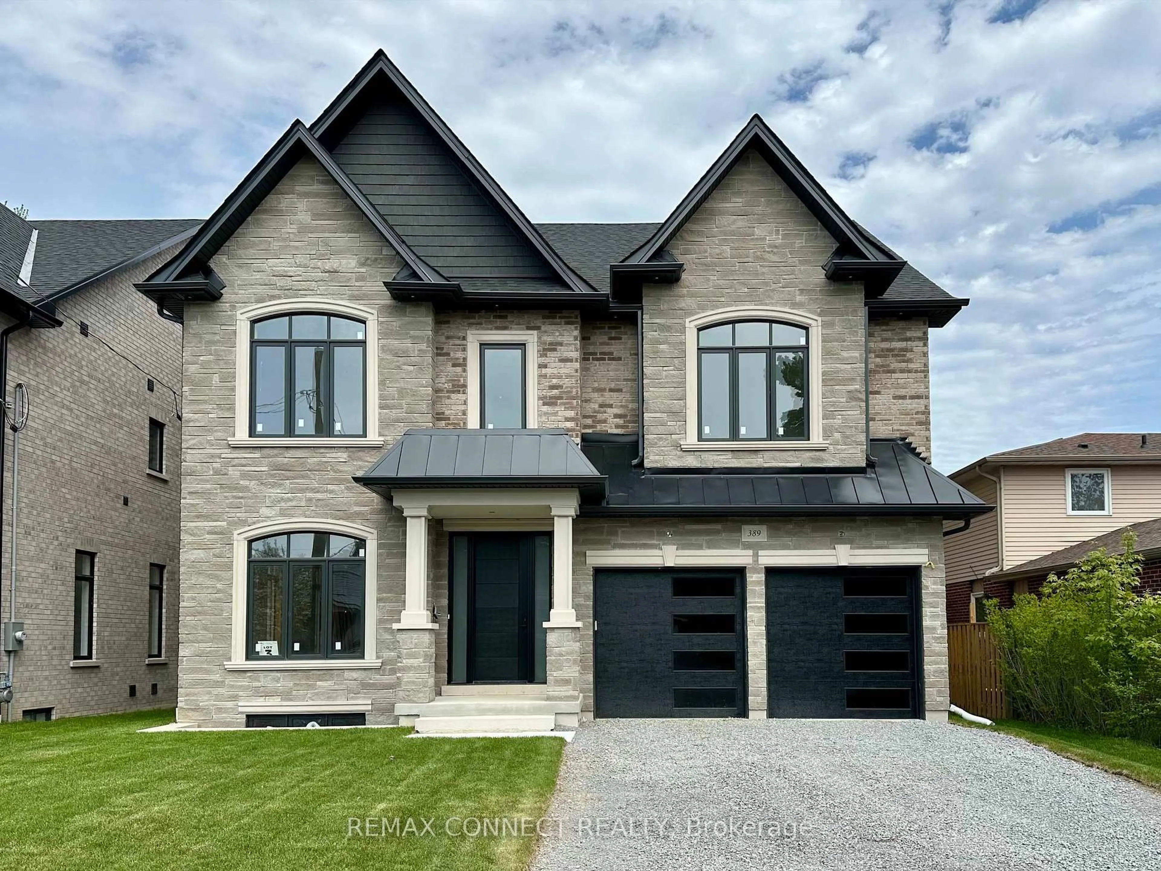 Home with brick exterior material, street for 389 Rosebank Rd, Pickering Ontario L1W 2N3
