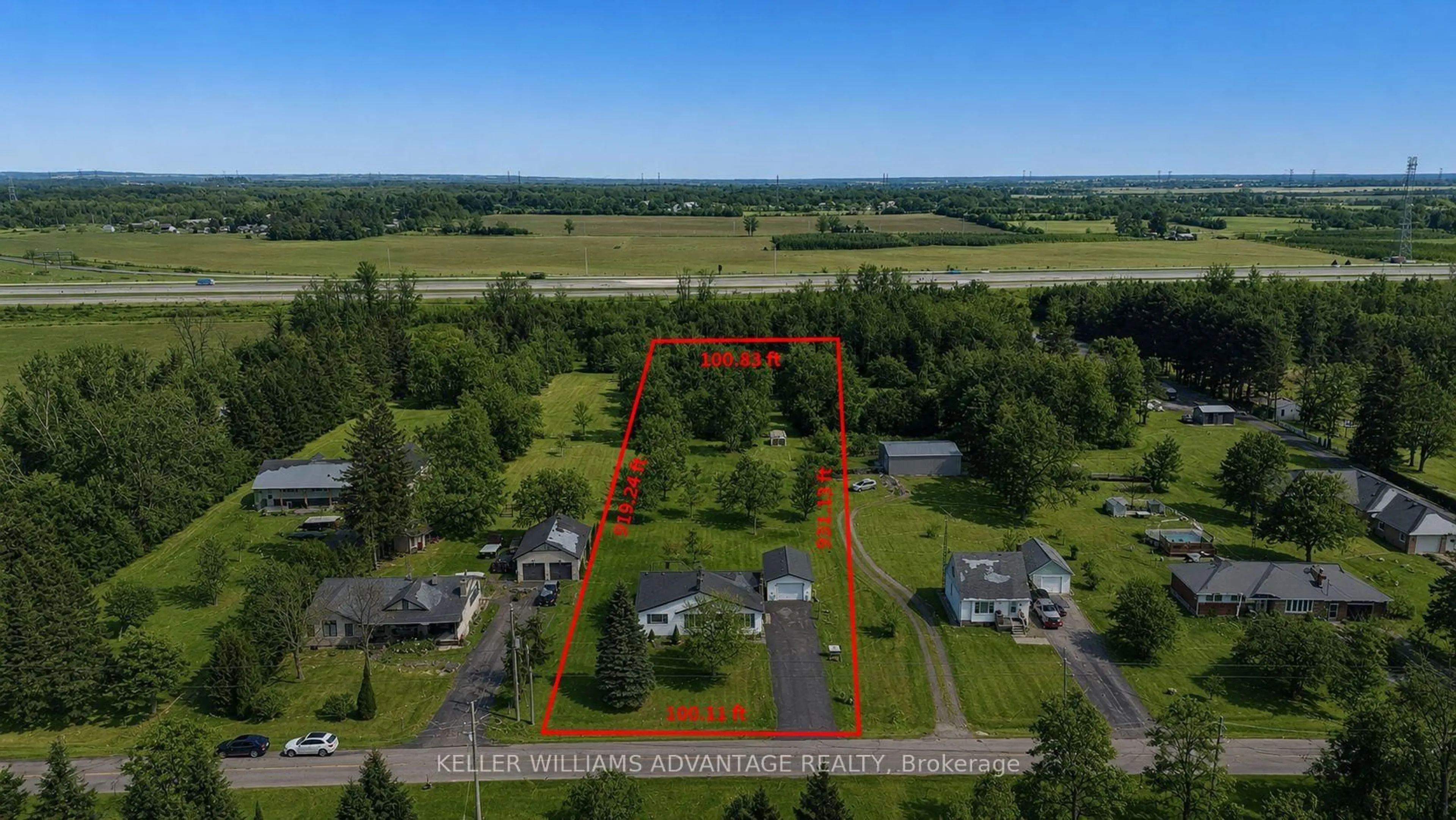 A pic from outside/outdoor area/front of a property/back of a property/a pic from drone, unknown for 2347 Hancock Rd, Clarington Ontario L1E 2M3