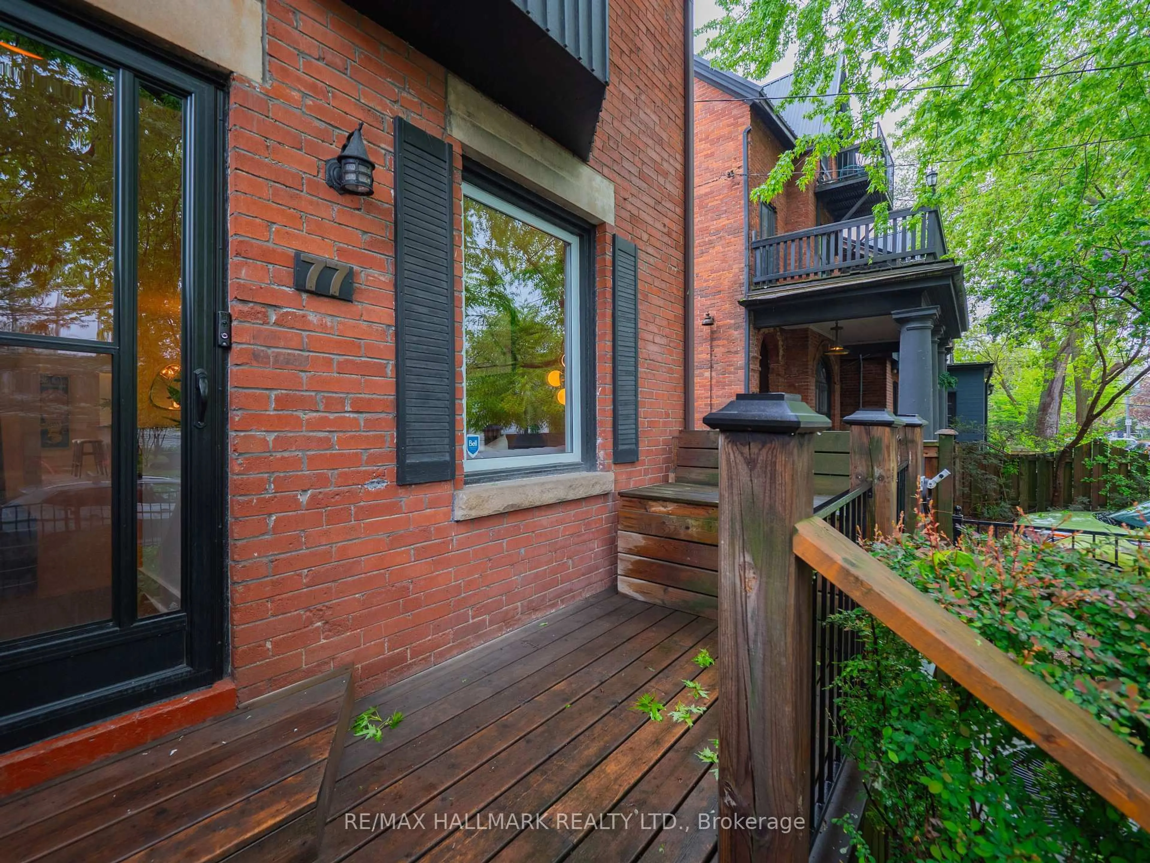 Home with brick exterior material, street for 77 McGee St, Toronto Ontario M4M 2L1