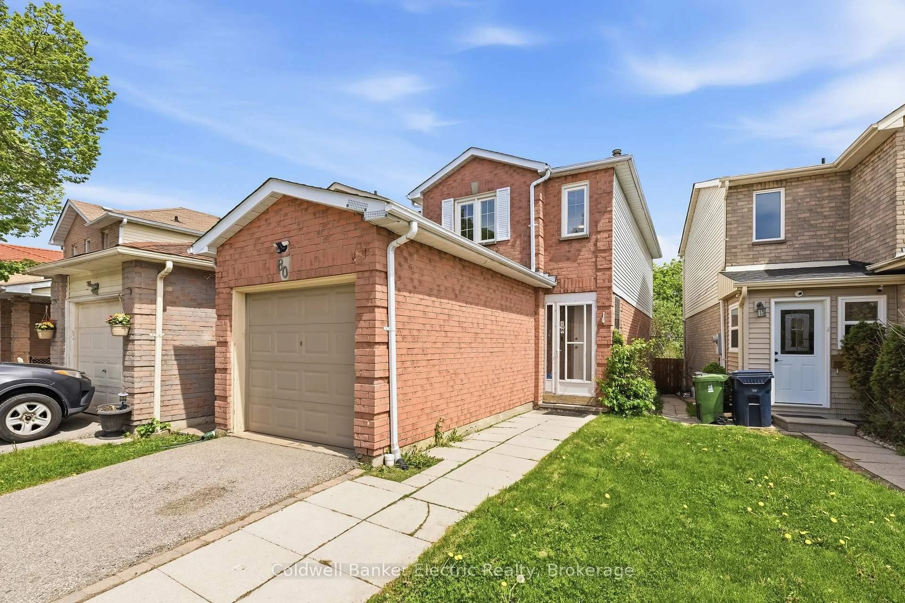 Home with brick exterior material, street for 80 Plumrose Ptwy, Toronto Ontario M1B 4B1