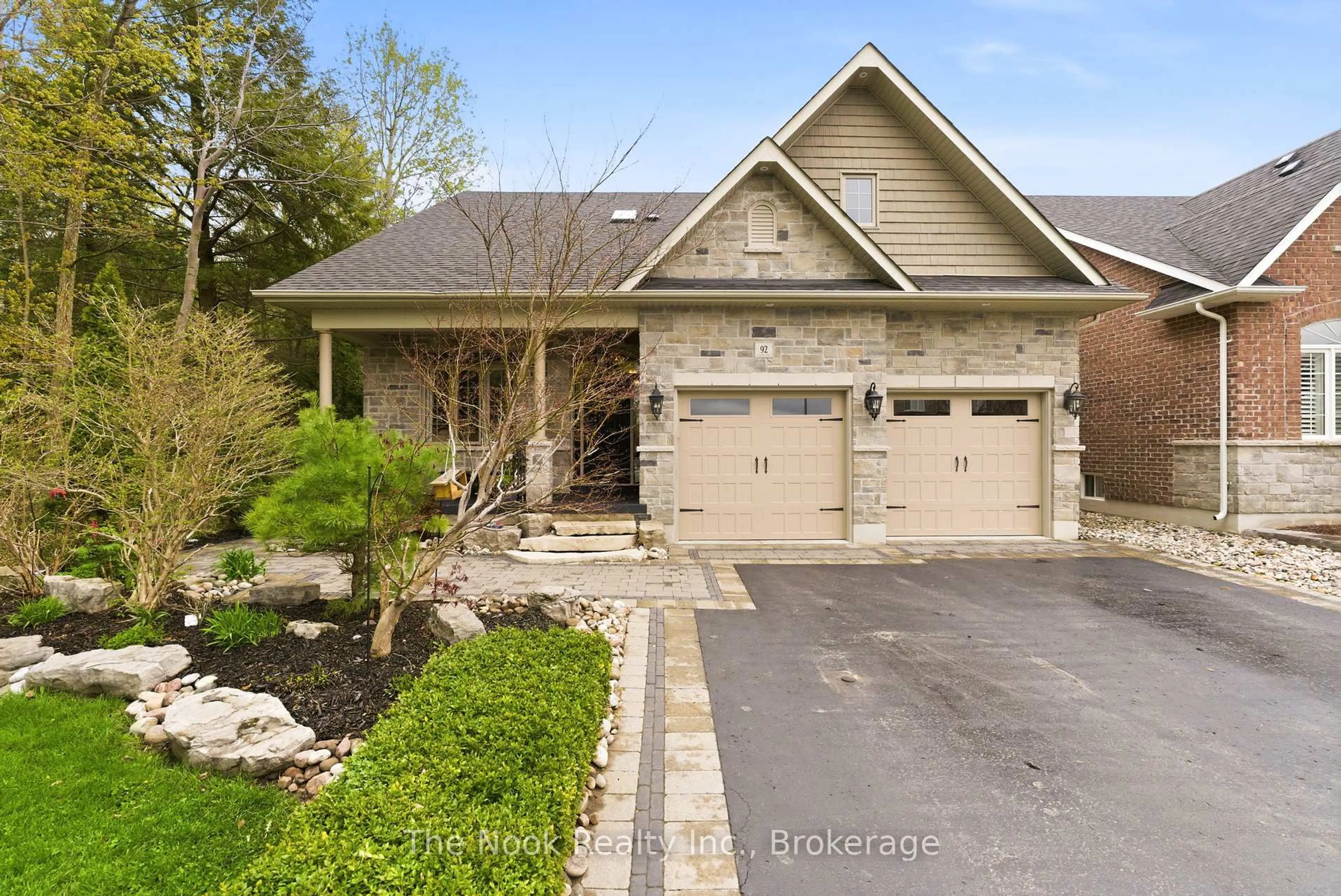 Home with brick exterior material, street for 92 Holyrod Dr, Clarington Ontario L1E 0G8