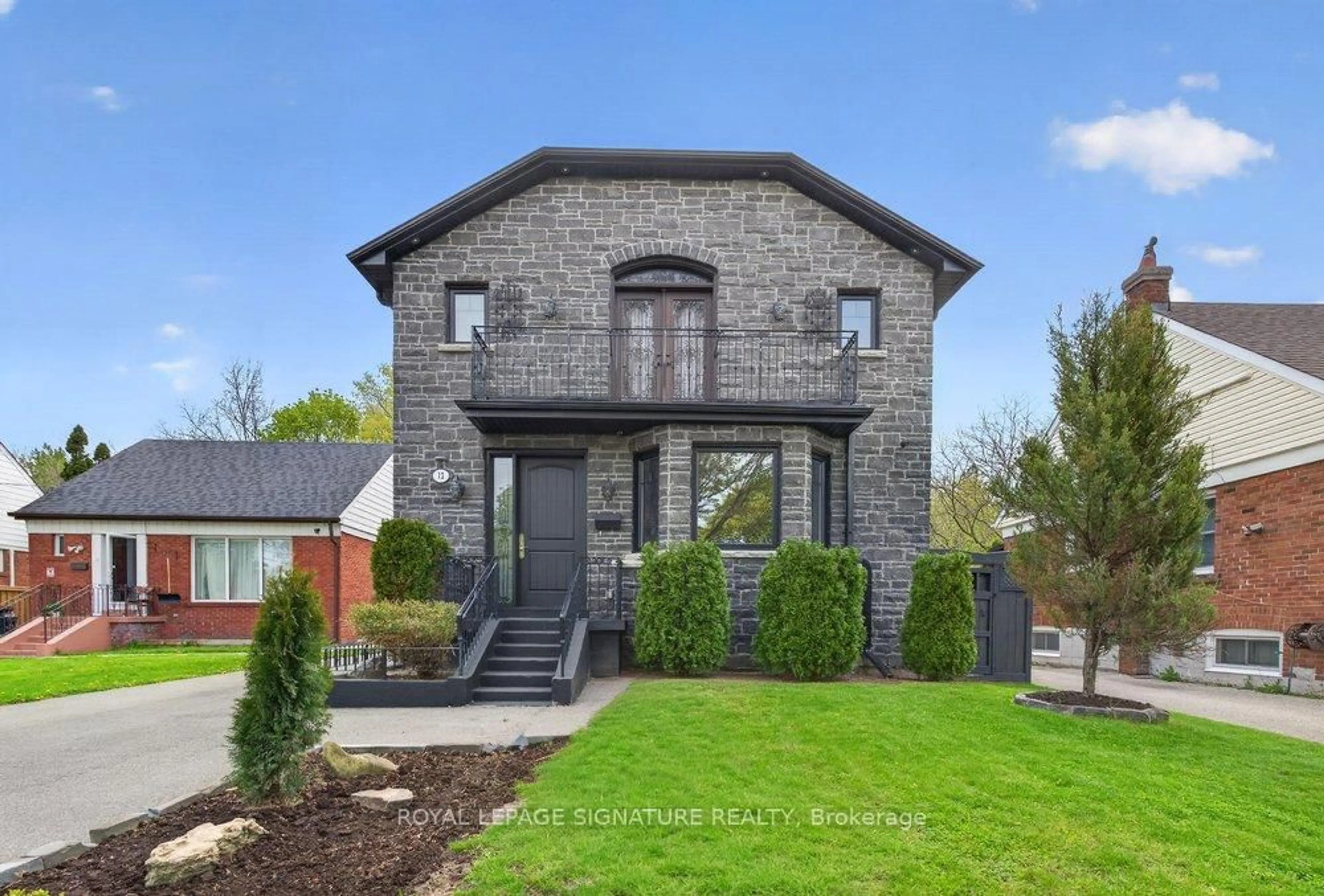 Home with brick exterior material, street for 12 Willowhurst Cres, Toronto Ontario M1R 3R6