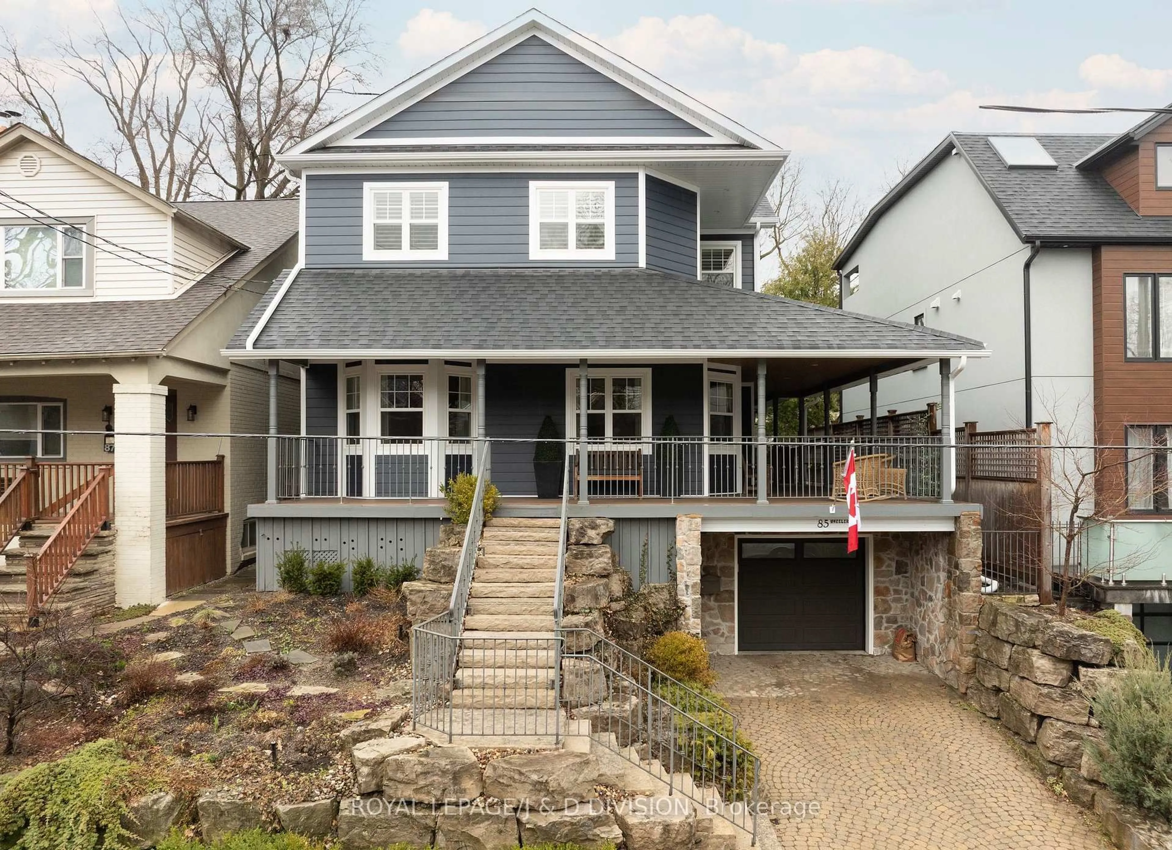 Home with brick exterior material, street for 85 Wheeler Ave, Toronto Ontario M4L 3V3