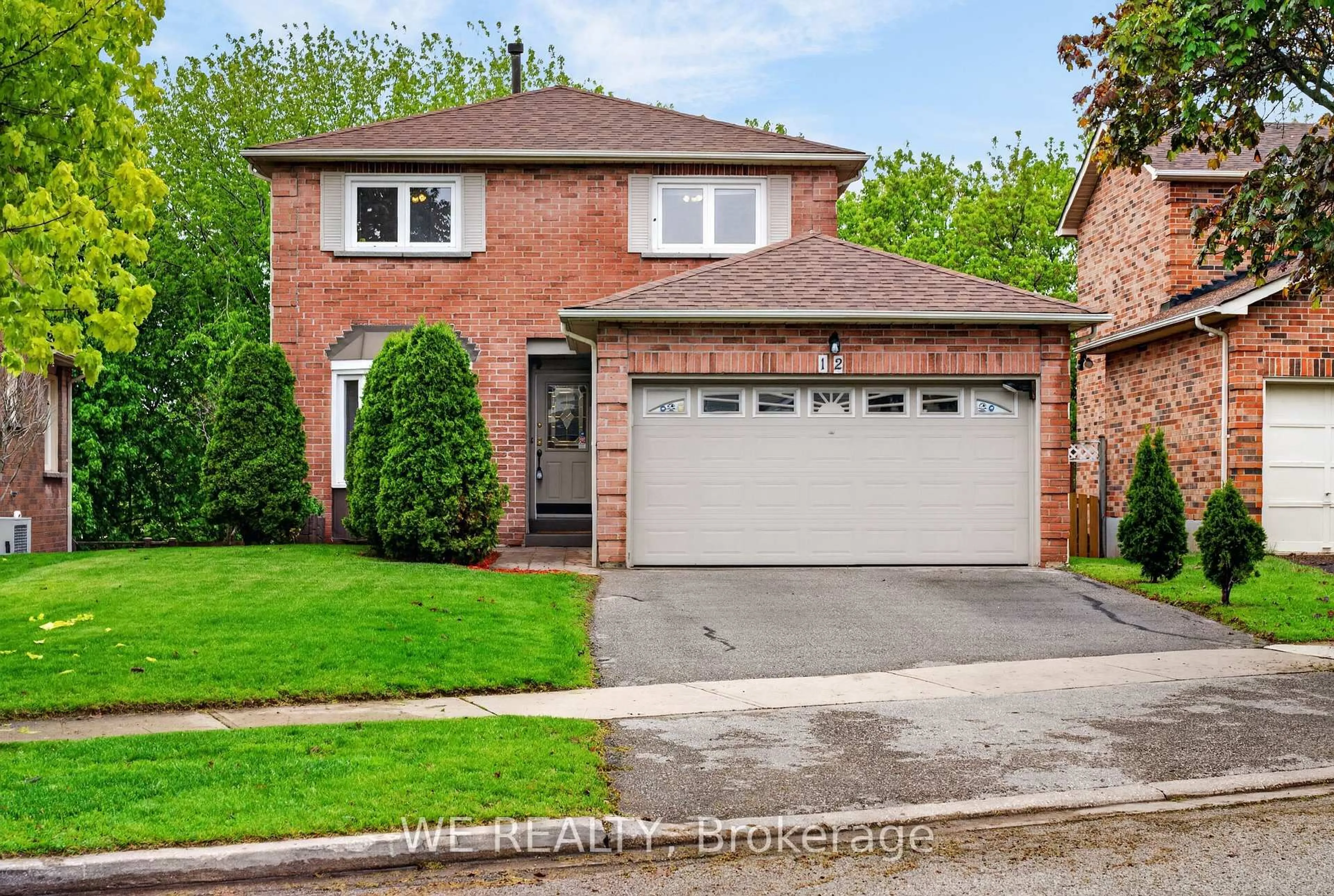 Home with brick exterior material, street for 12 Patterson Cres, Ajax Ontario L1S 6R1