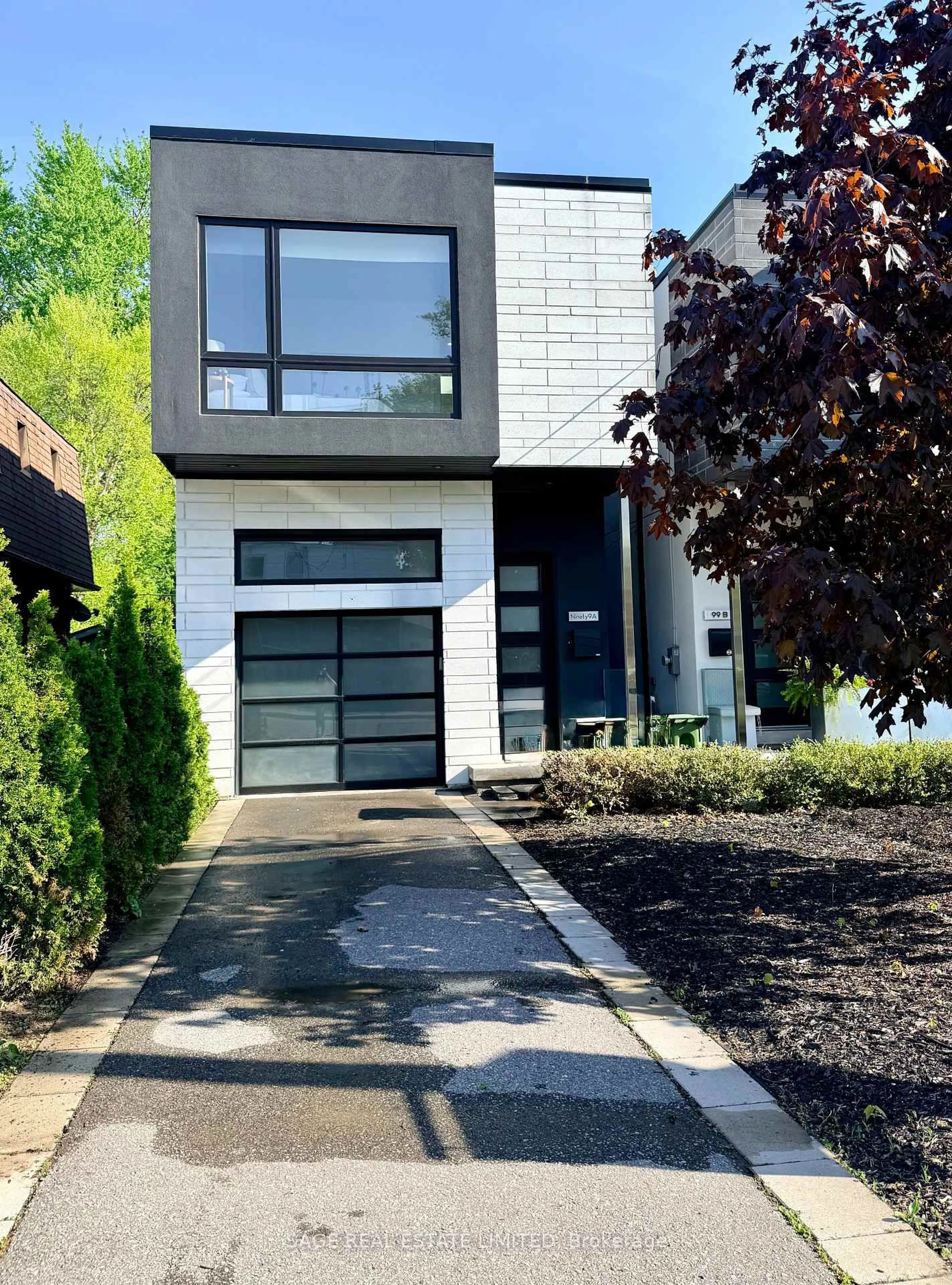 Home with brick exterior material, street for 99A Memorial Park Ave, Toronto Ontario M4J 2K1