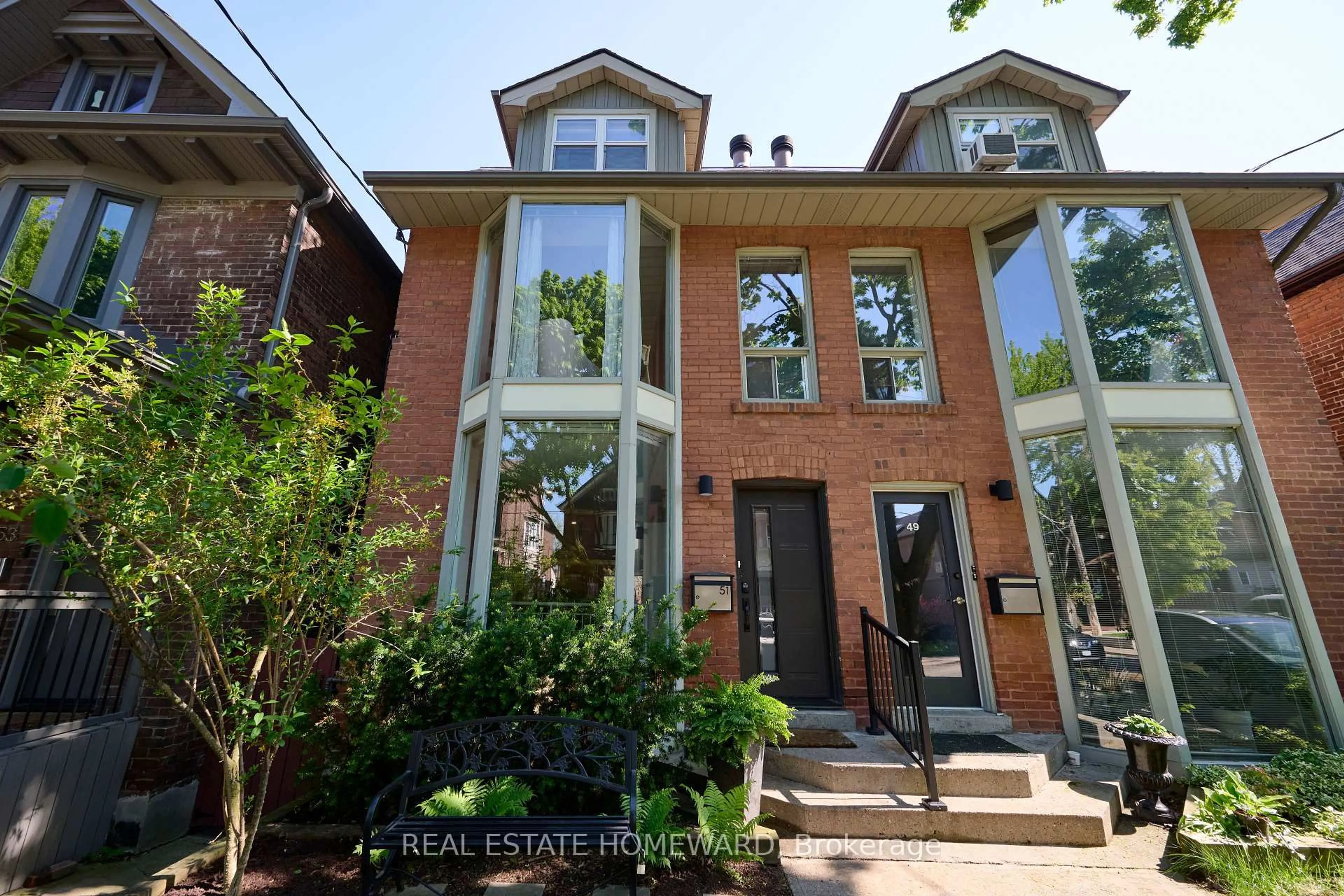 Home with brick exterior material, street for 51 Harcourt Ave, Toronto Ontario M4J 1J3