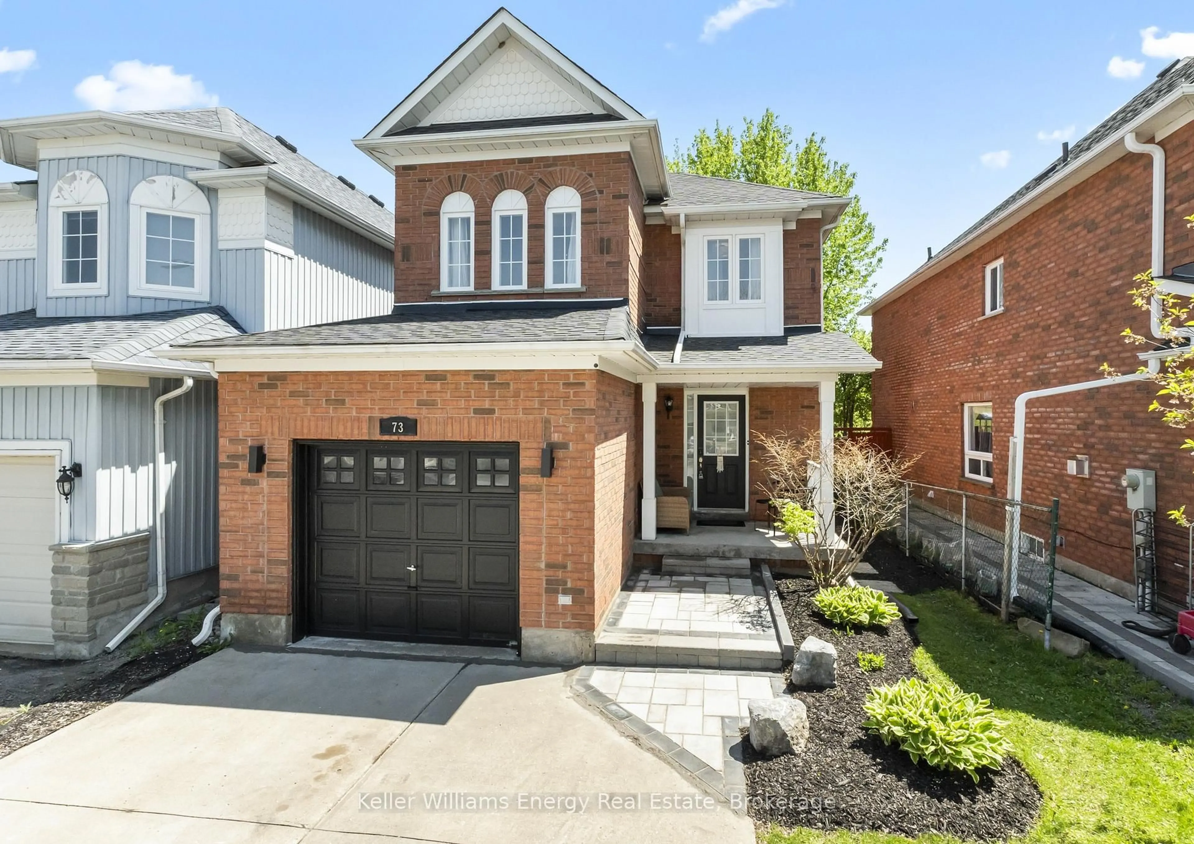 Home with brick exterior material, street for 73 Bridges Dr, Clarington Ontario L1B 1M7