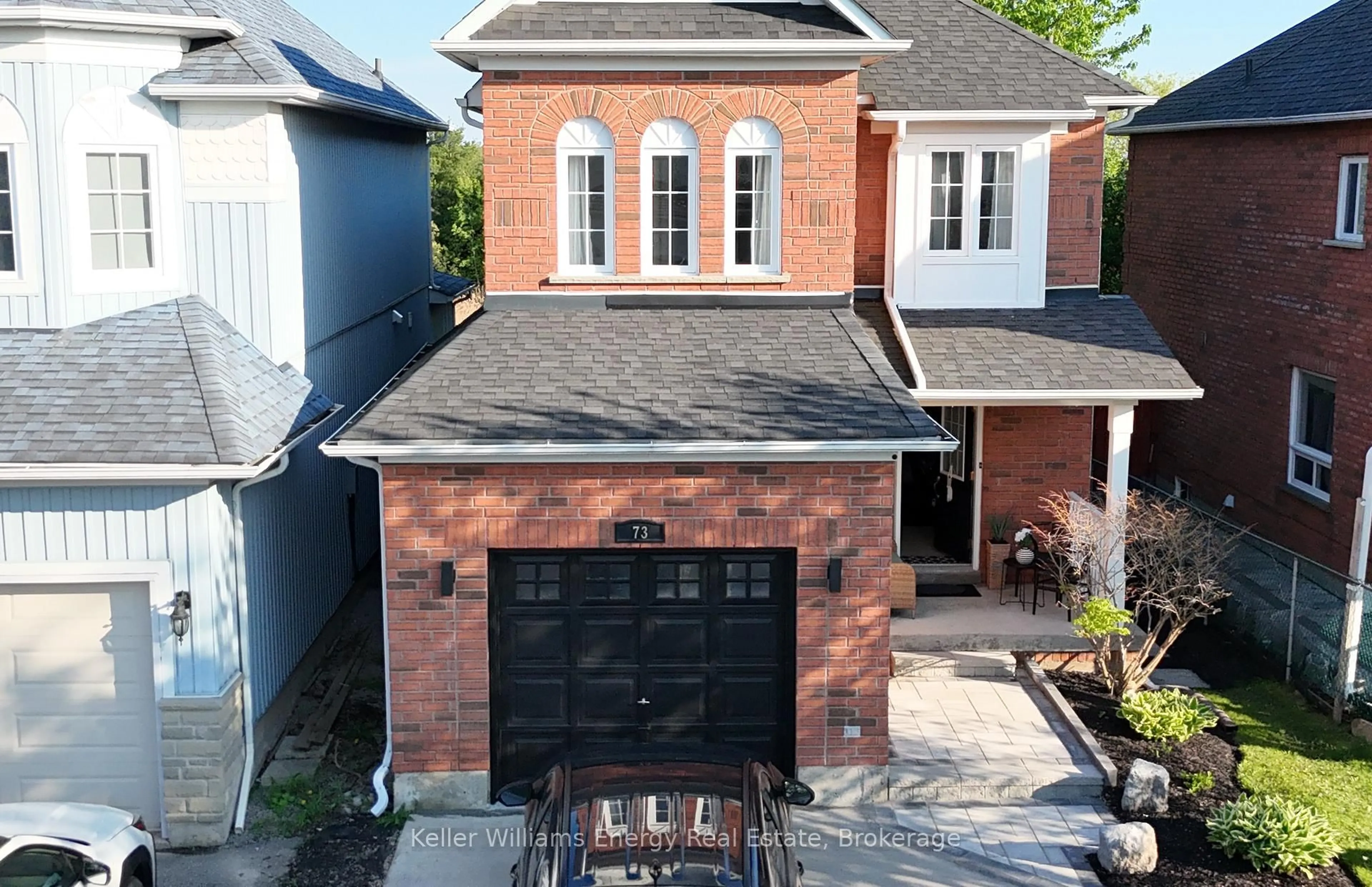 Home with brick exterior material, street for 73 Bridges Dr, Clarington Ontario L1B 1M7