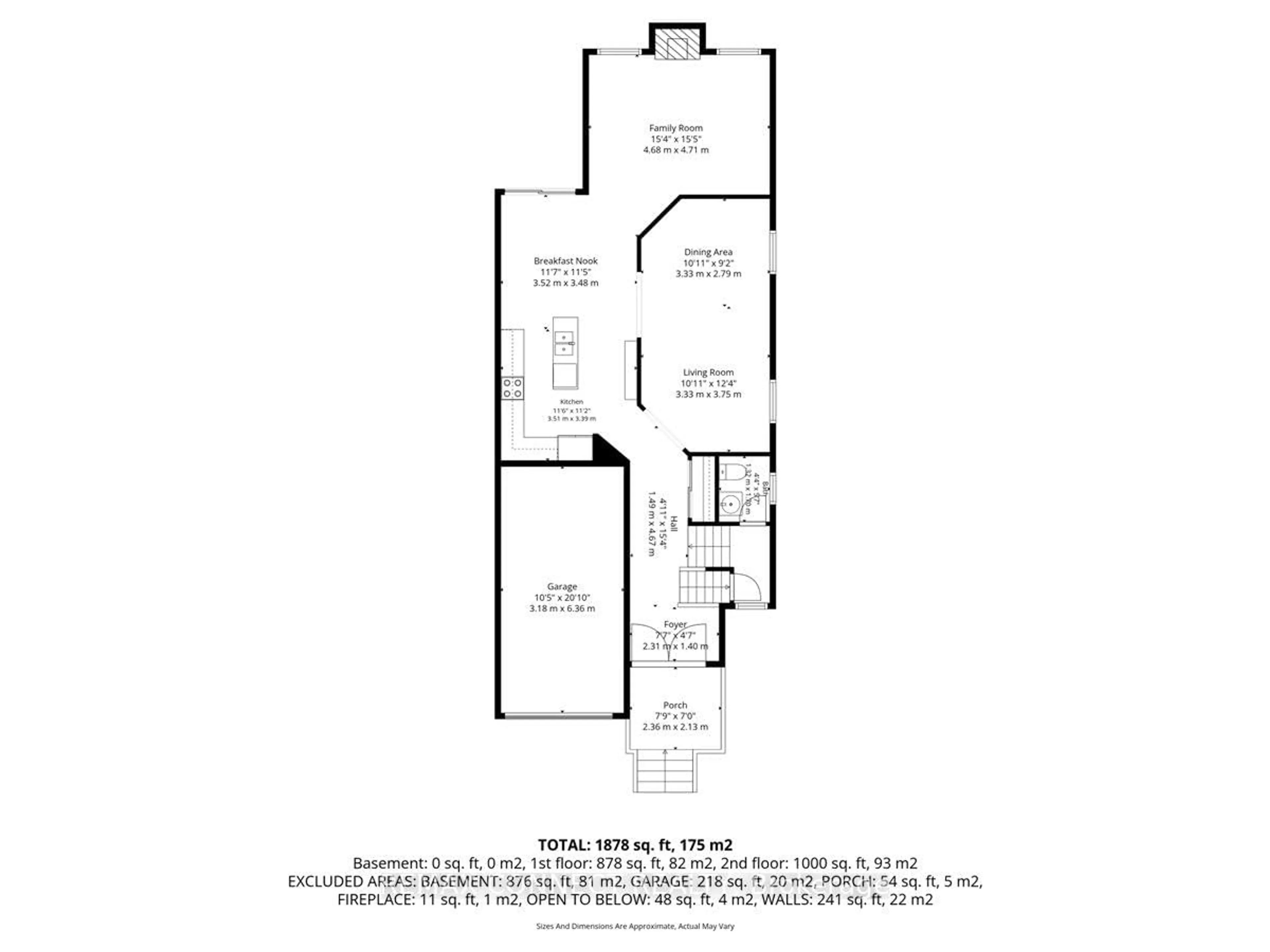 Floor plan for 67 Cranborne Cres, Whitby Ontario L1M 2M1
