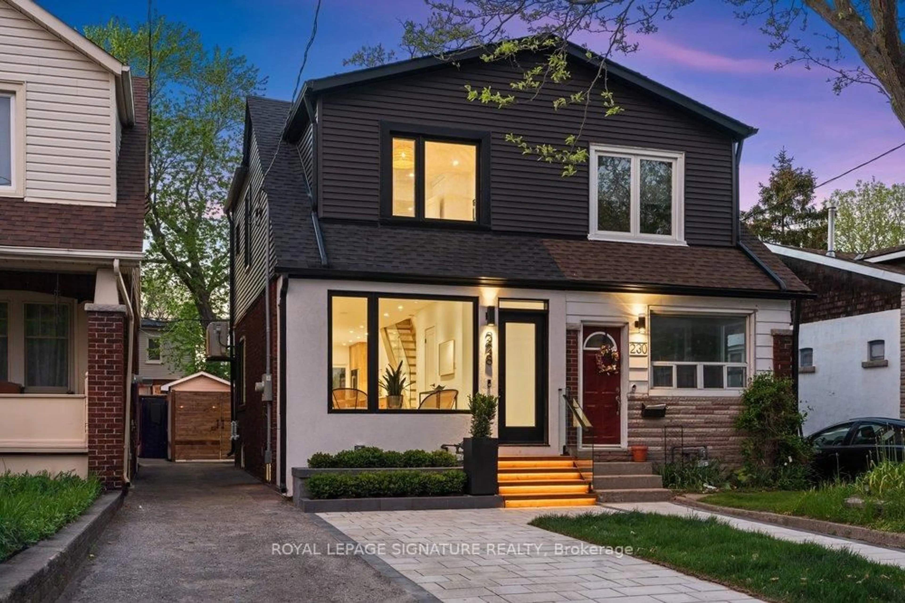 Home with brick exterior material, street for 228 Queensdale Ave, Toronto Ontario M4C 2B2