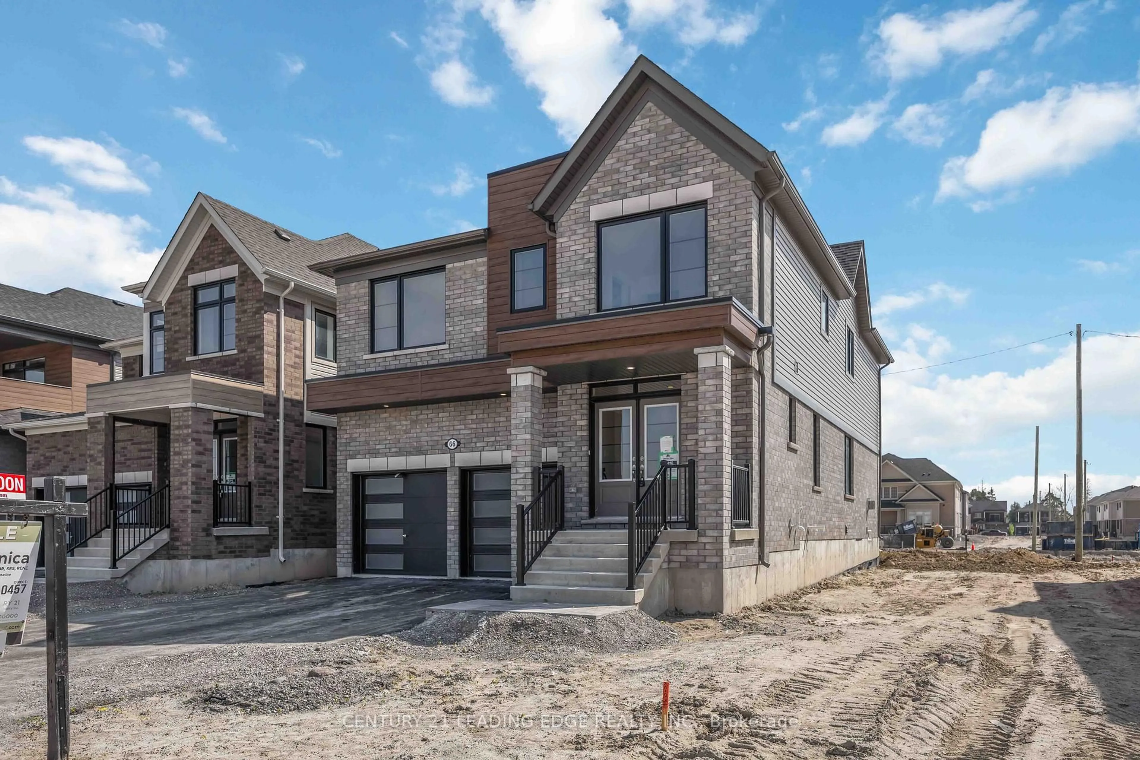 Home with brick exterior material, street for 66 Donald Cameron Cres, Clarington Ontario L1E 0M4