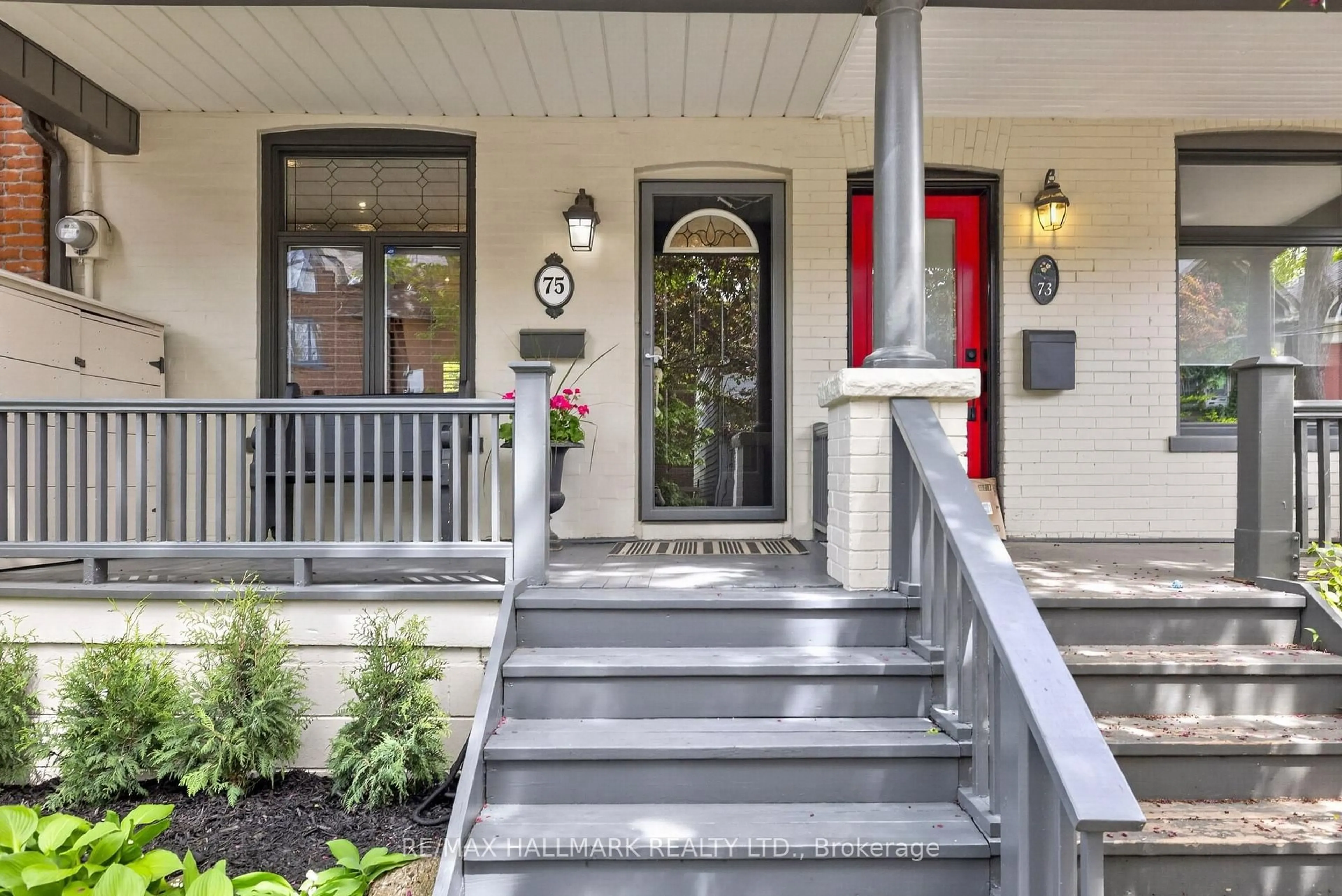 Indoor entryway for 75 Tiverton Ave, Toronto Ontario M4M 2M1
