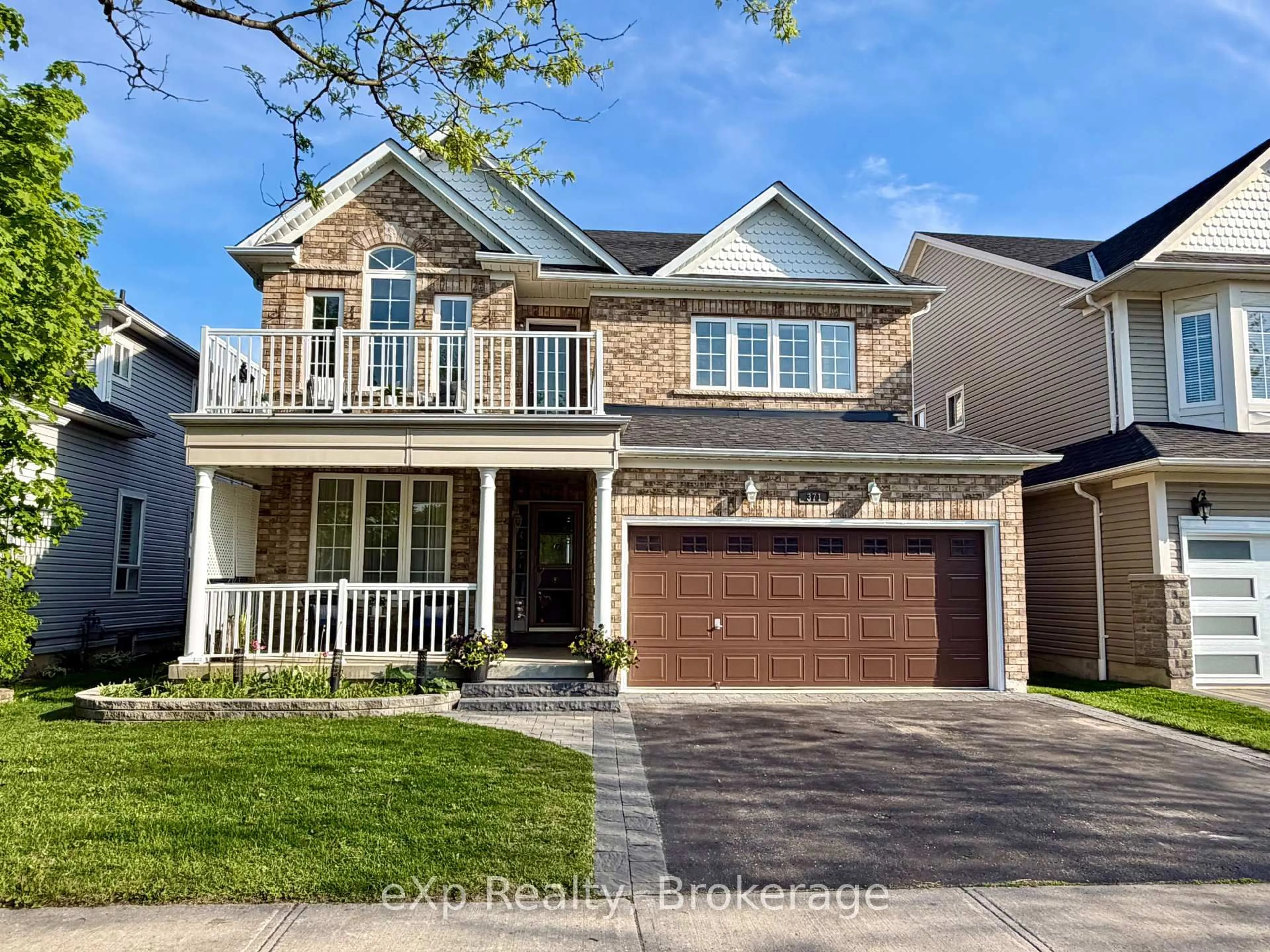Home with brick exterior material, street for 371 Carnwith Dr, Whitby Ontario L1M 2M1