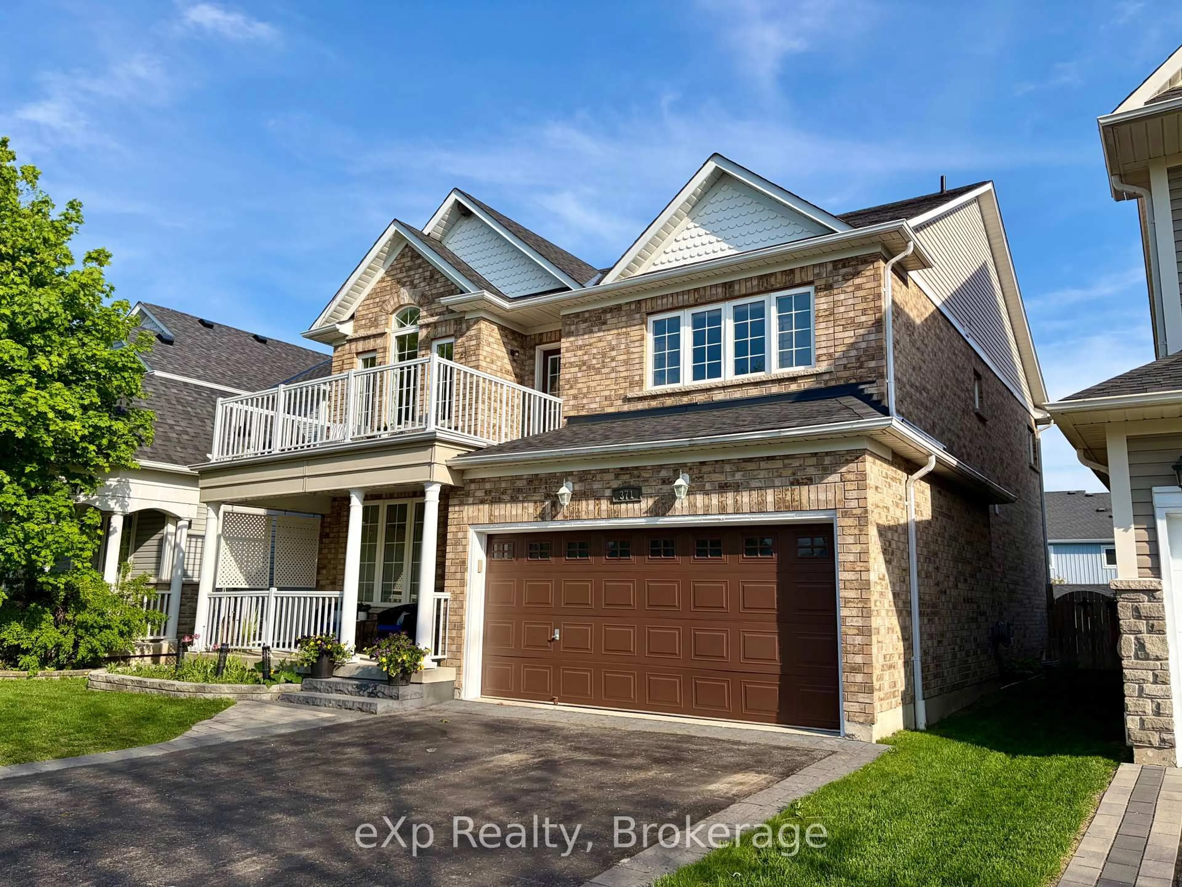 Home with brick exterior material, street for 371 Carnwith Dr, Whitby Ontario L1M 2M1