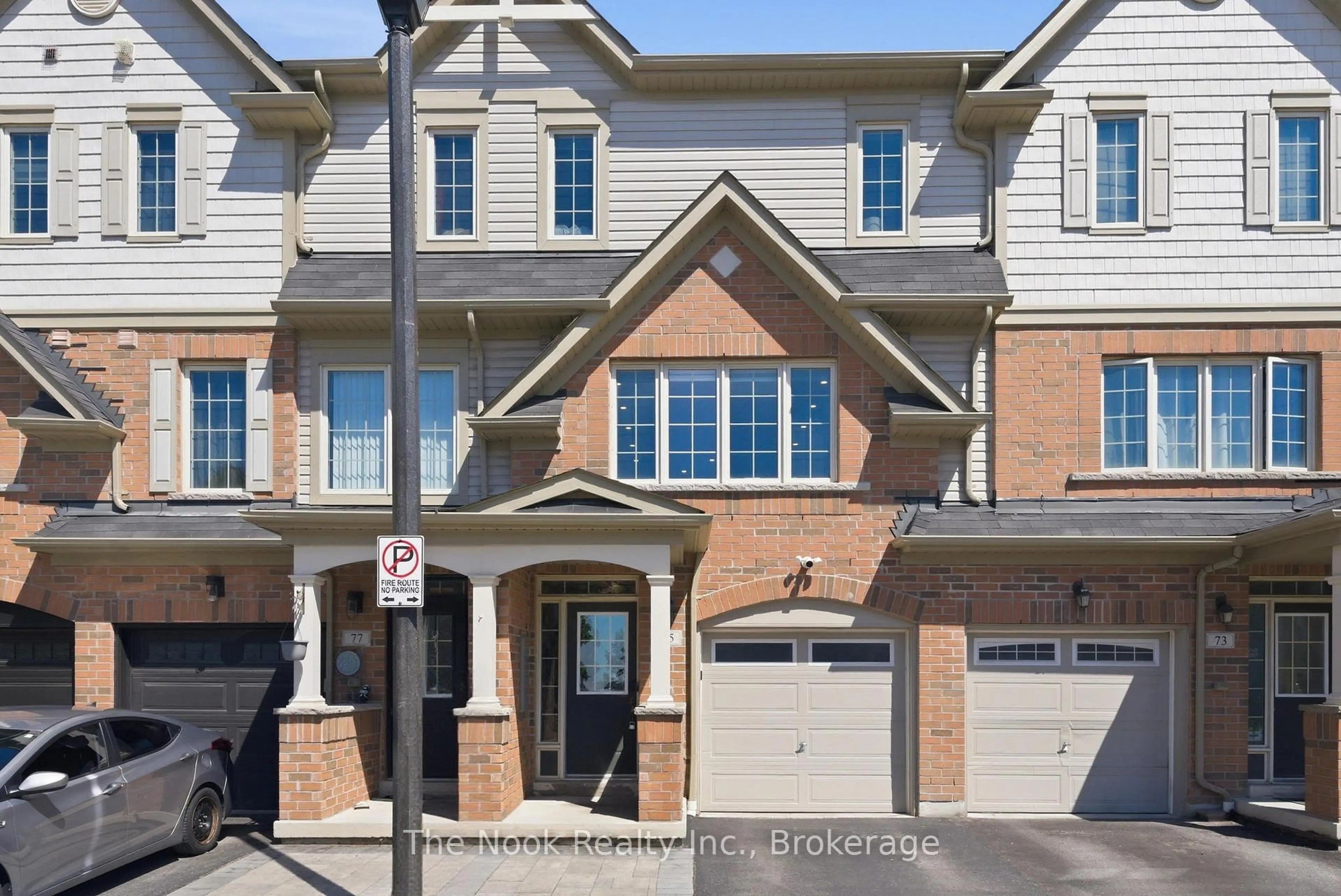 Home with brick exterior material, street for 75 Magpie Way, Whitby Ontario L1N 0K5