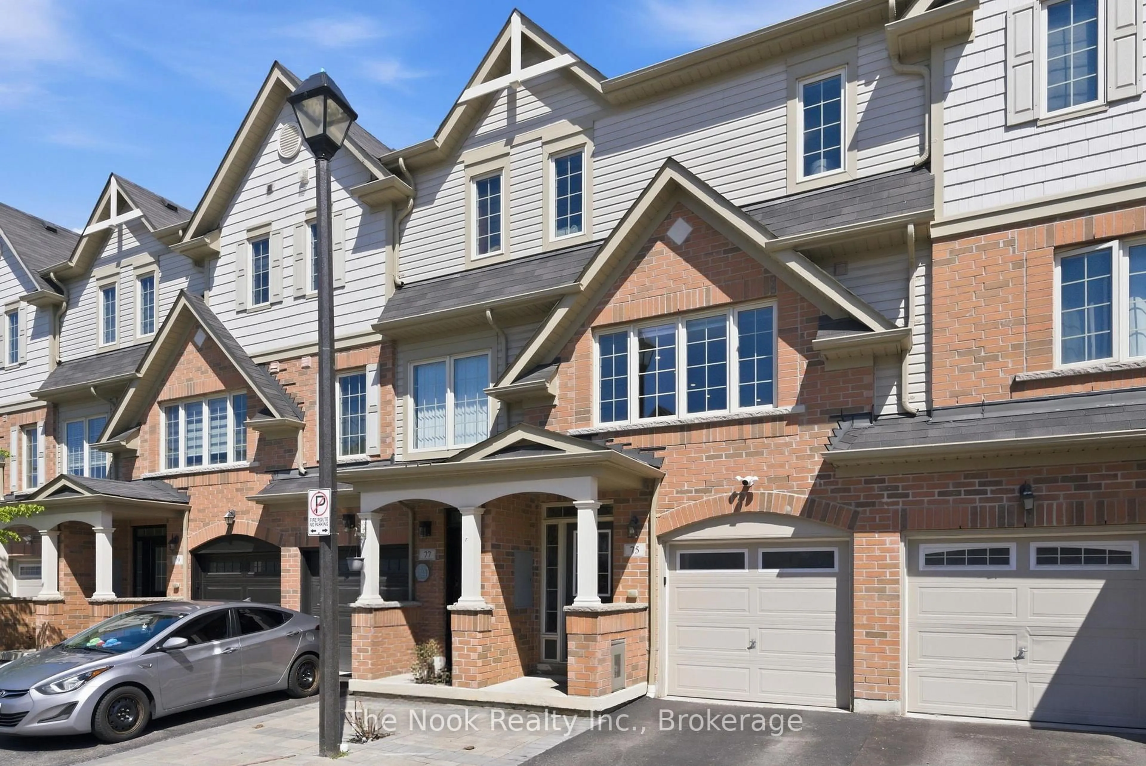 Home with brick exterior material, street for 75 Magpie Way, Whitby Ontario L1N 0K5