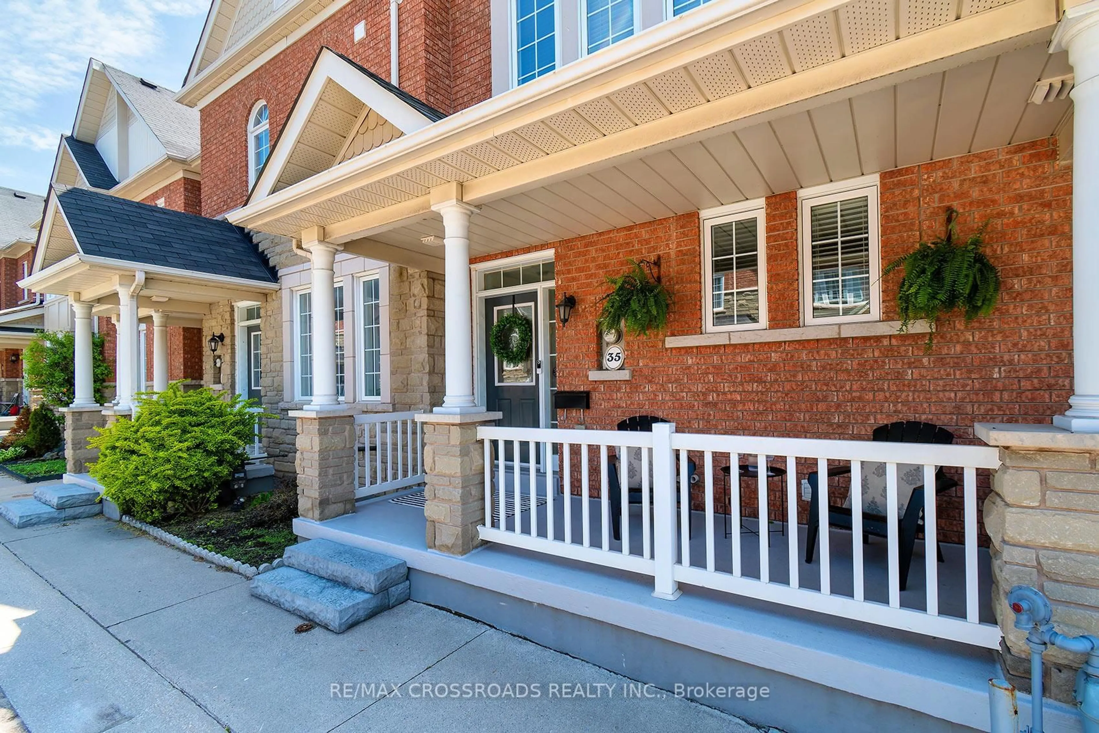 Home with brick exterior material, street for 35 Torr Lane, Ajax Ontario L1S 7N1