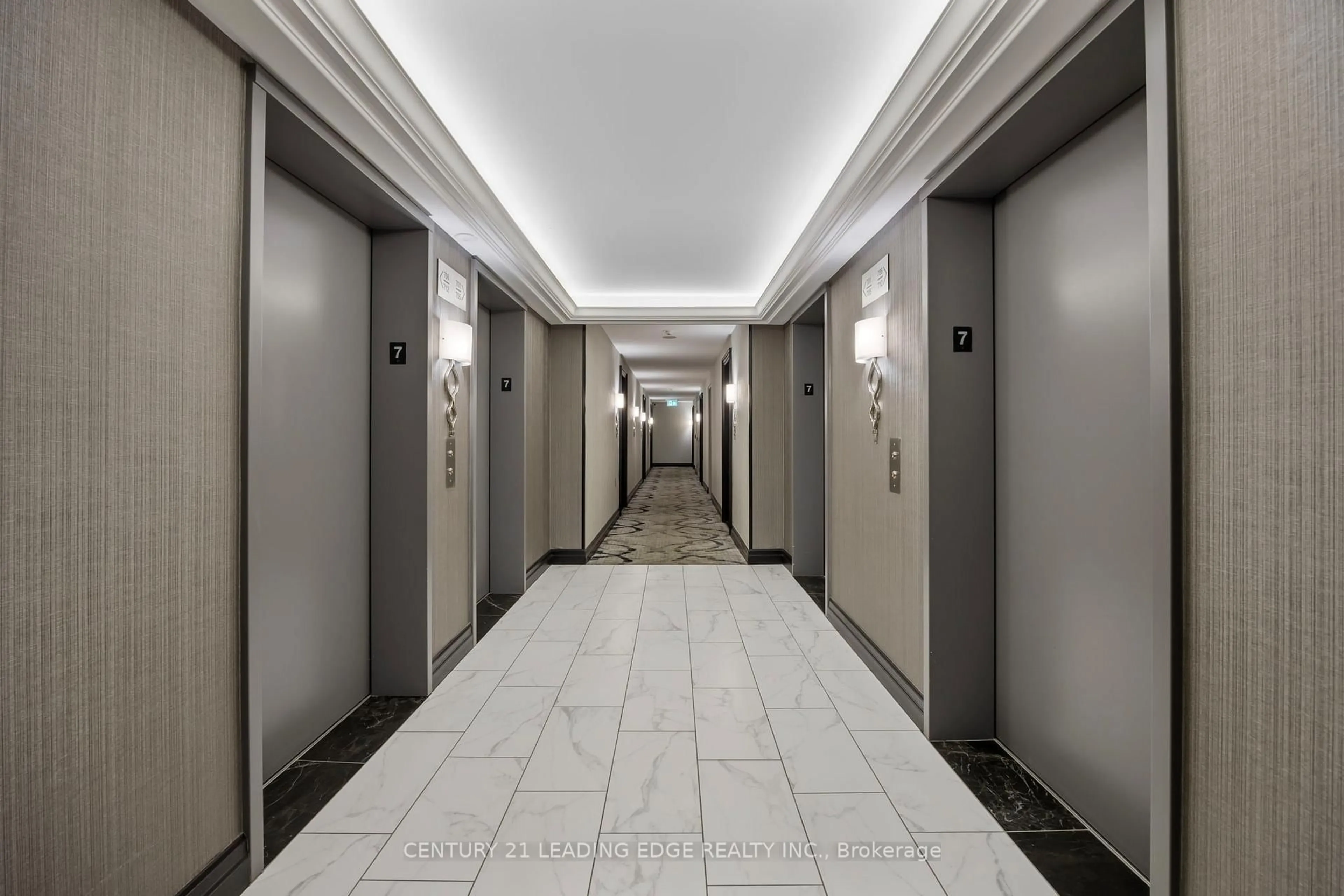 Indoor foyer for 61 Town Centre Crt #710, Toronto Ontario M1P 5C5