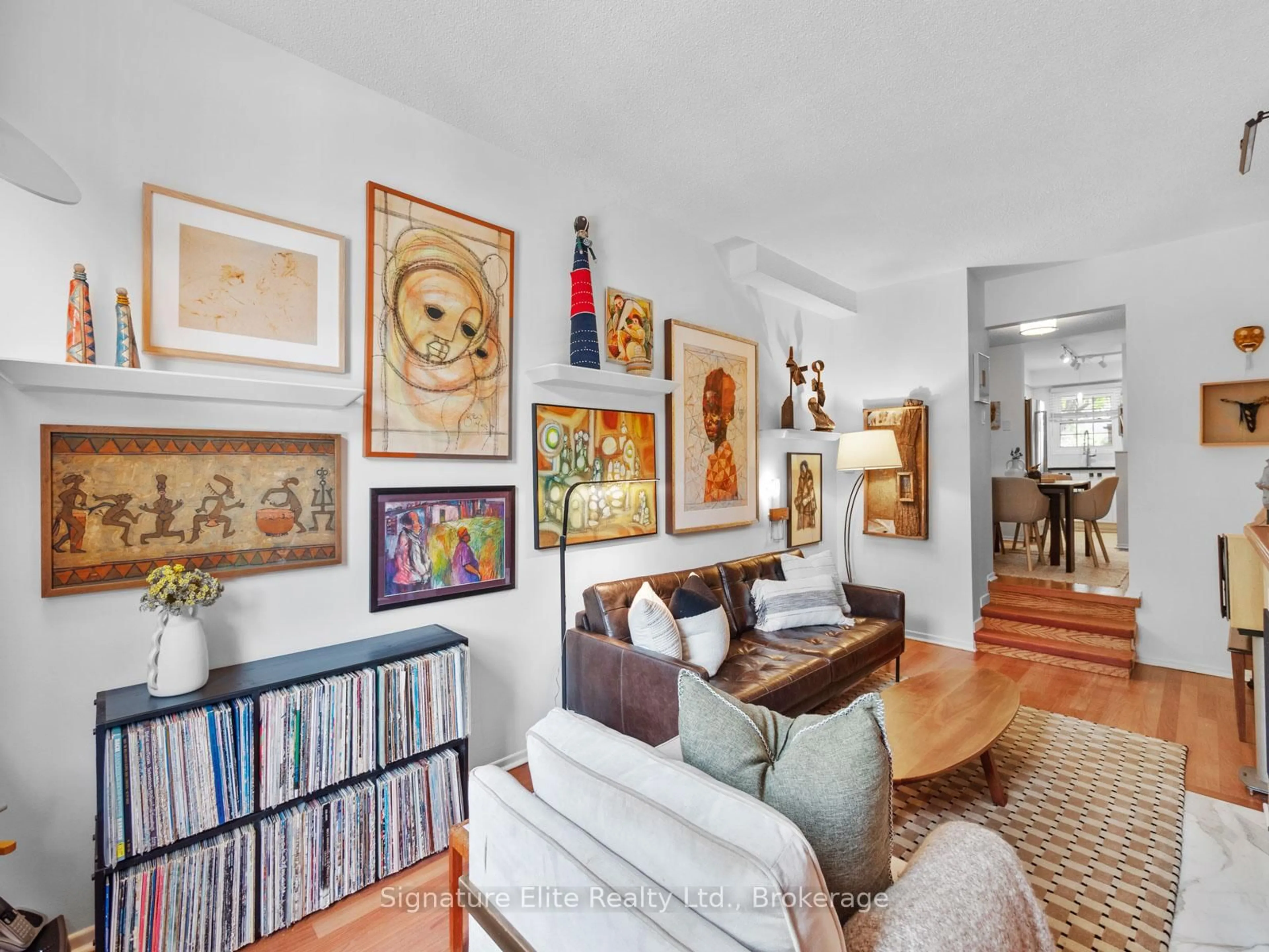 Living room with furniture, unknown for 101 Glen Manor Dr #13, Toronto Ontario M4E 3V3