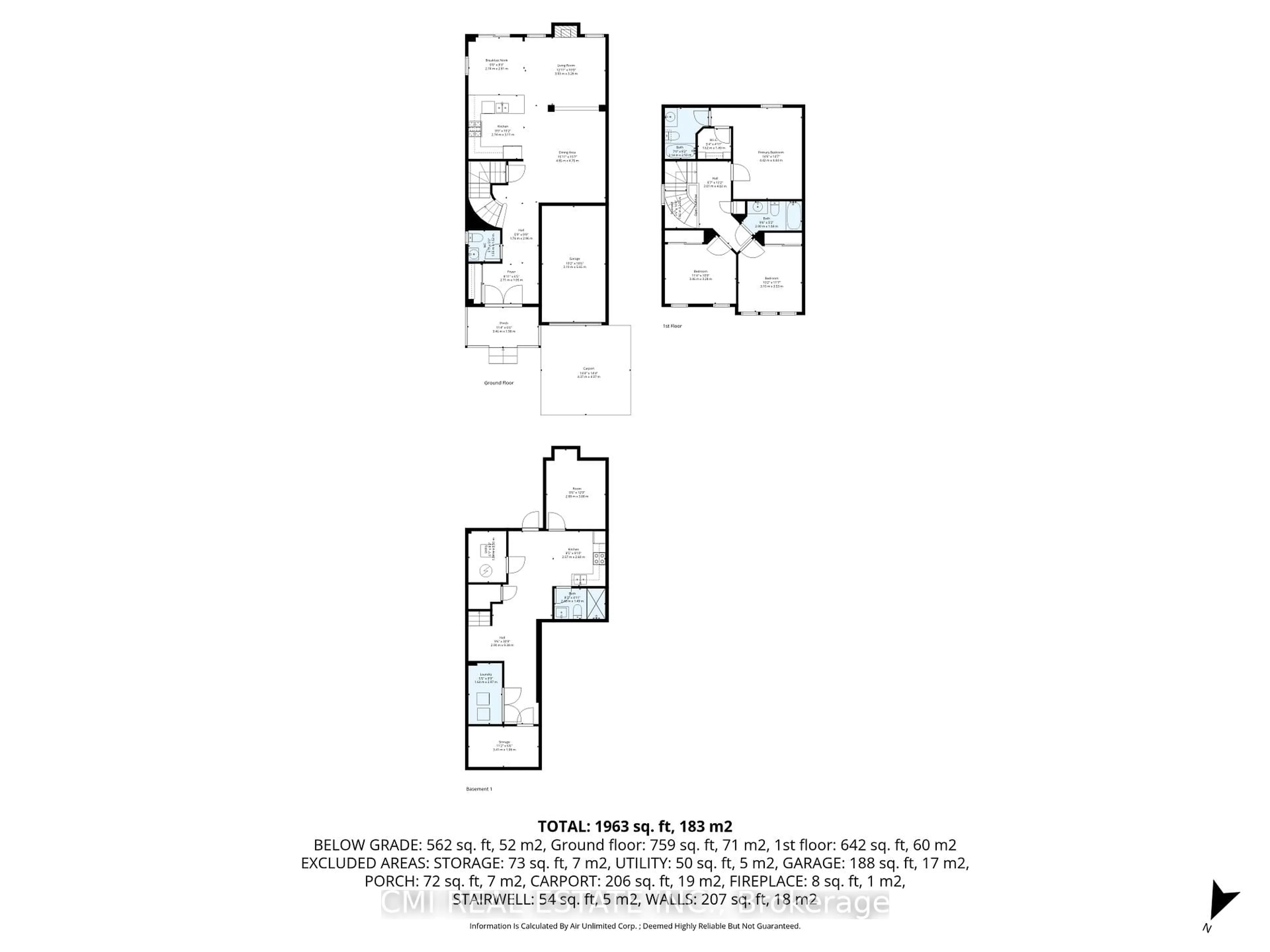Floor plan for 57 Oceanpearl Cres, Whitby Ontario L1N 0C6