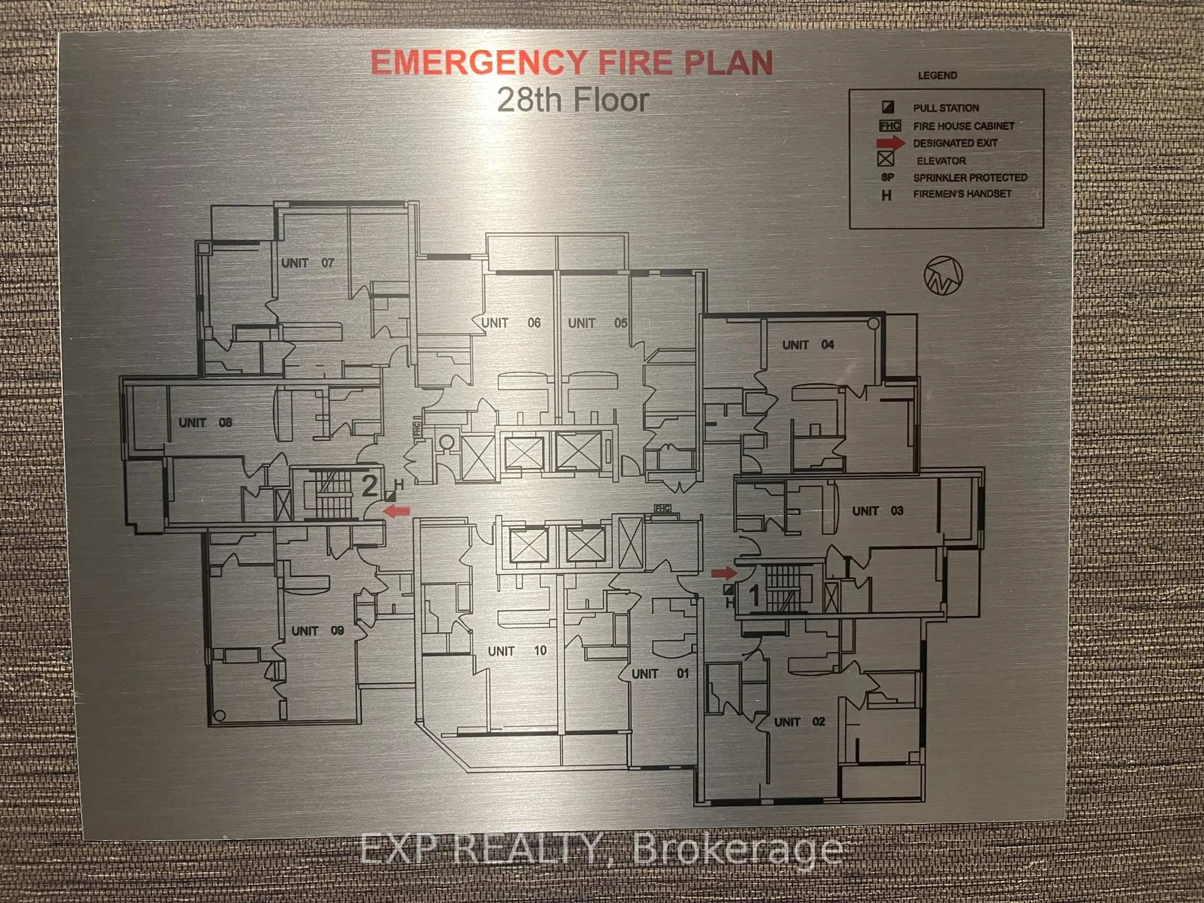 Floor plan for 50 Brian Harrison Way #2810, Toronto Ontario M1P 5J4