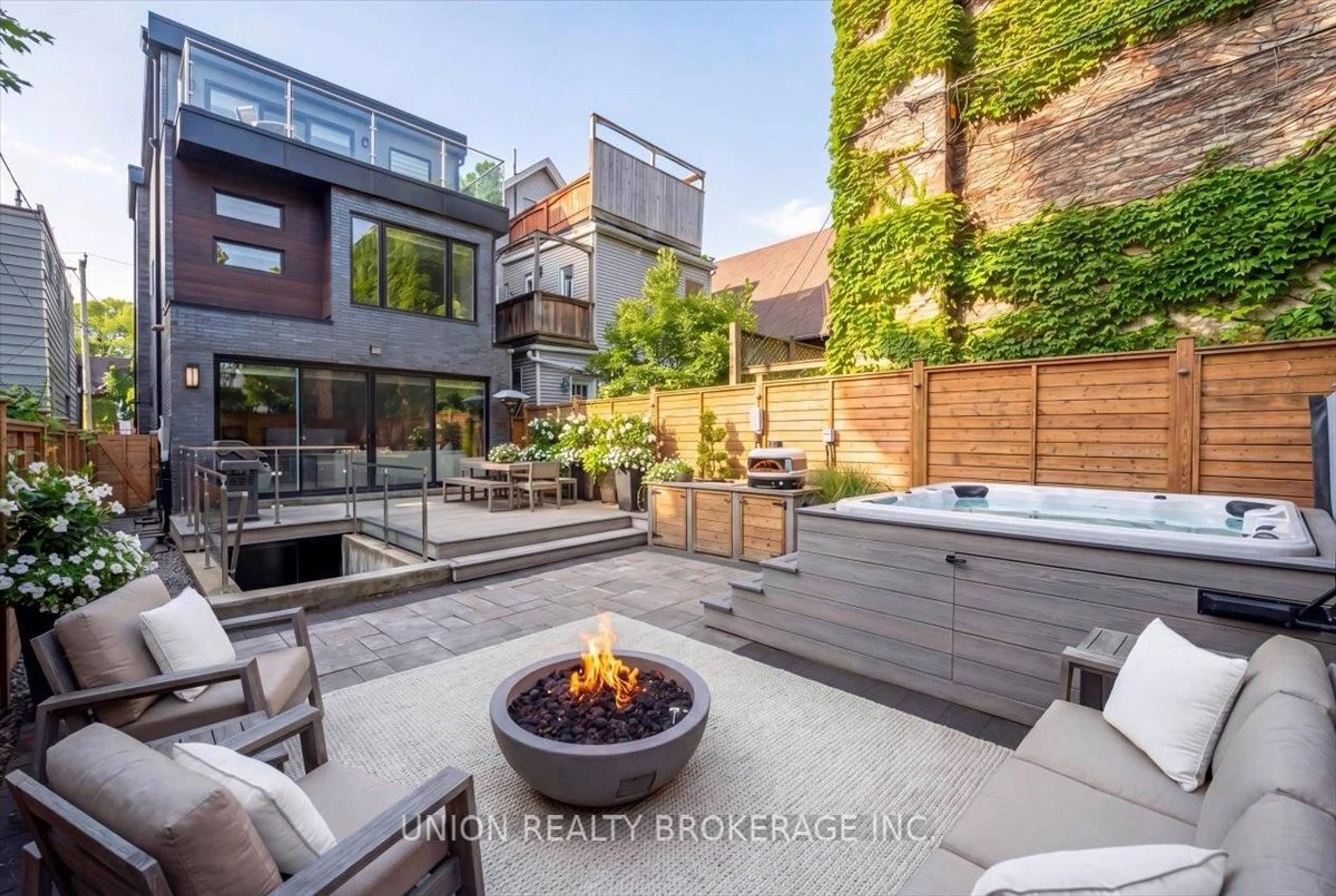 Patio, street for 105 Kenilworth Ave, Toronto Ontario M4L 3S4