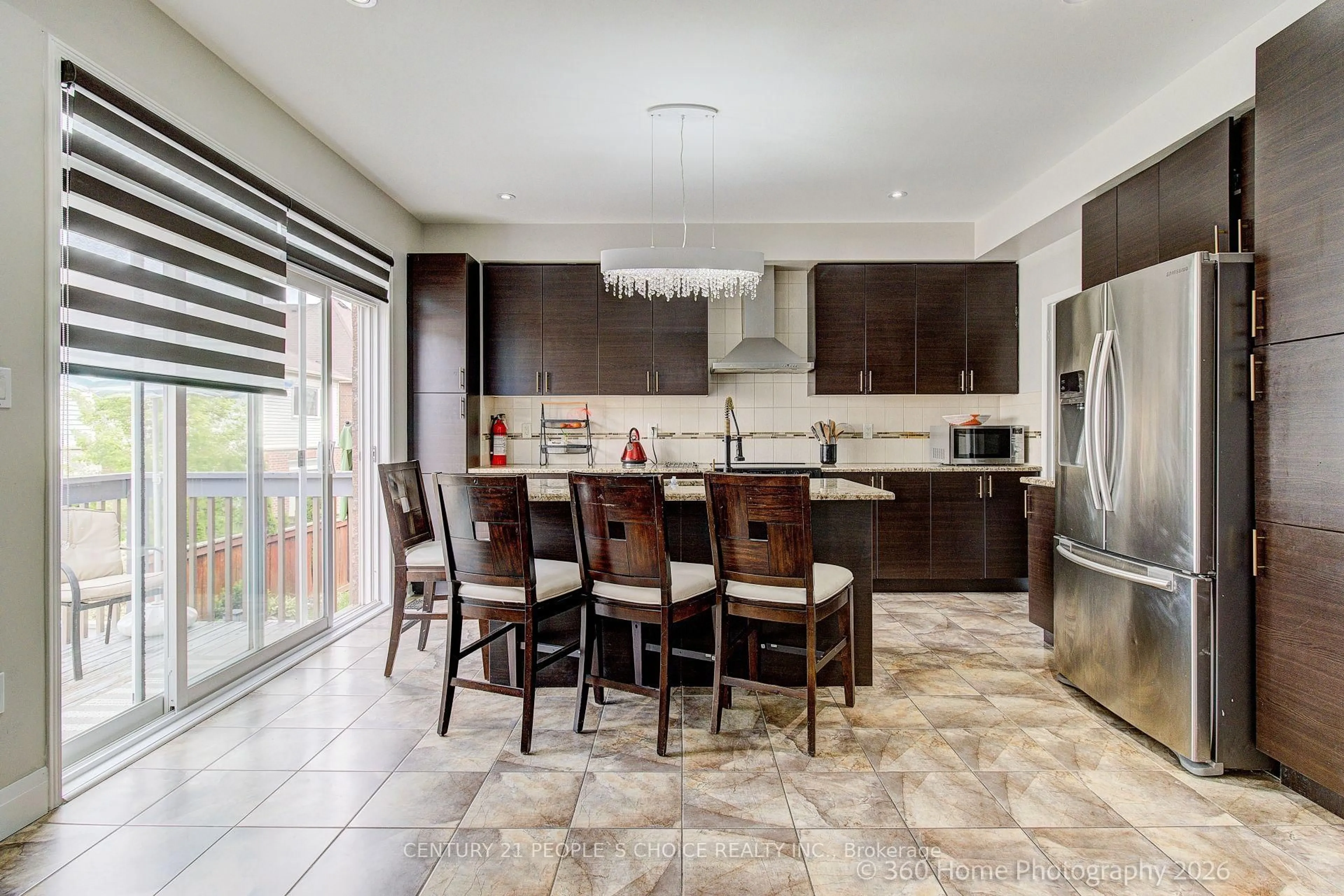 Open concept kitchen, ceramic/tile floor for 1921 Cocklin Cres, Oshawa Ontario L1K 0T6