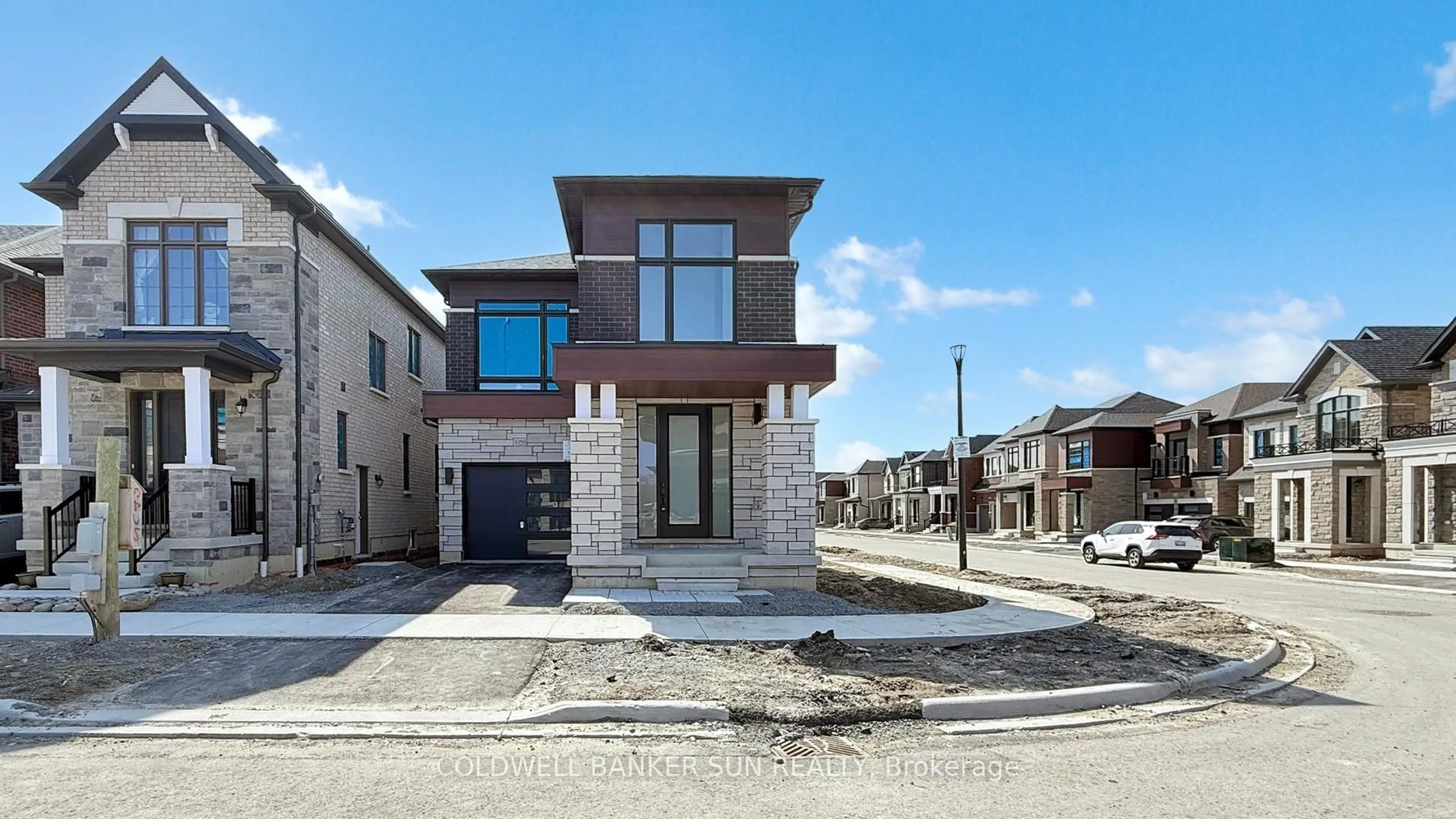 Home with brick exterior material, street for 1059 Pisces Tr, Pickering Ontario L1X 0P8