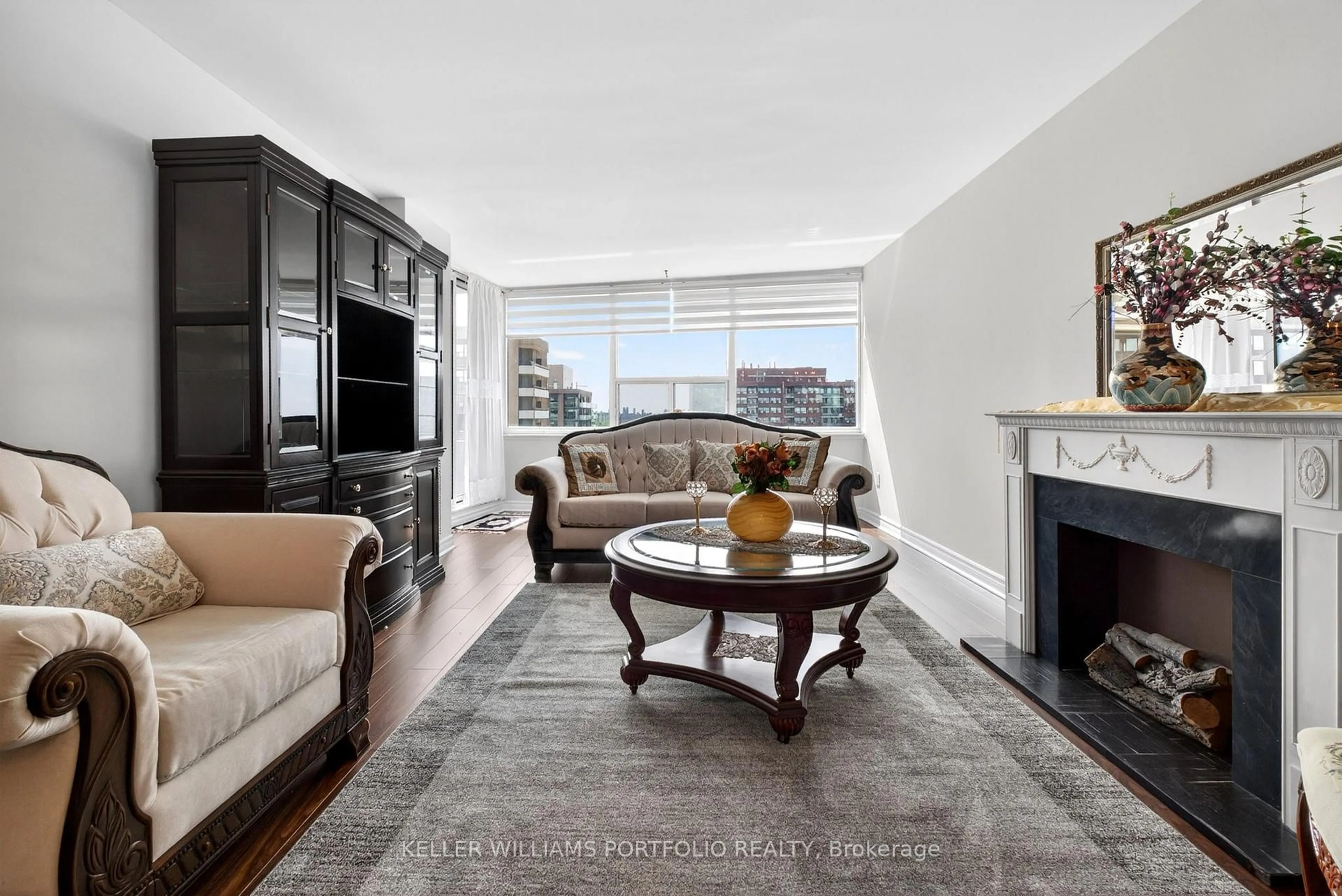 Living room with furniture, unknown for 55 Huntingdale Blvd #1807, Toronto Ontario M1W 2N9