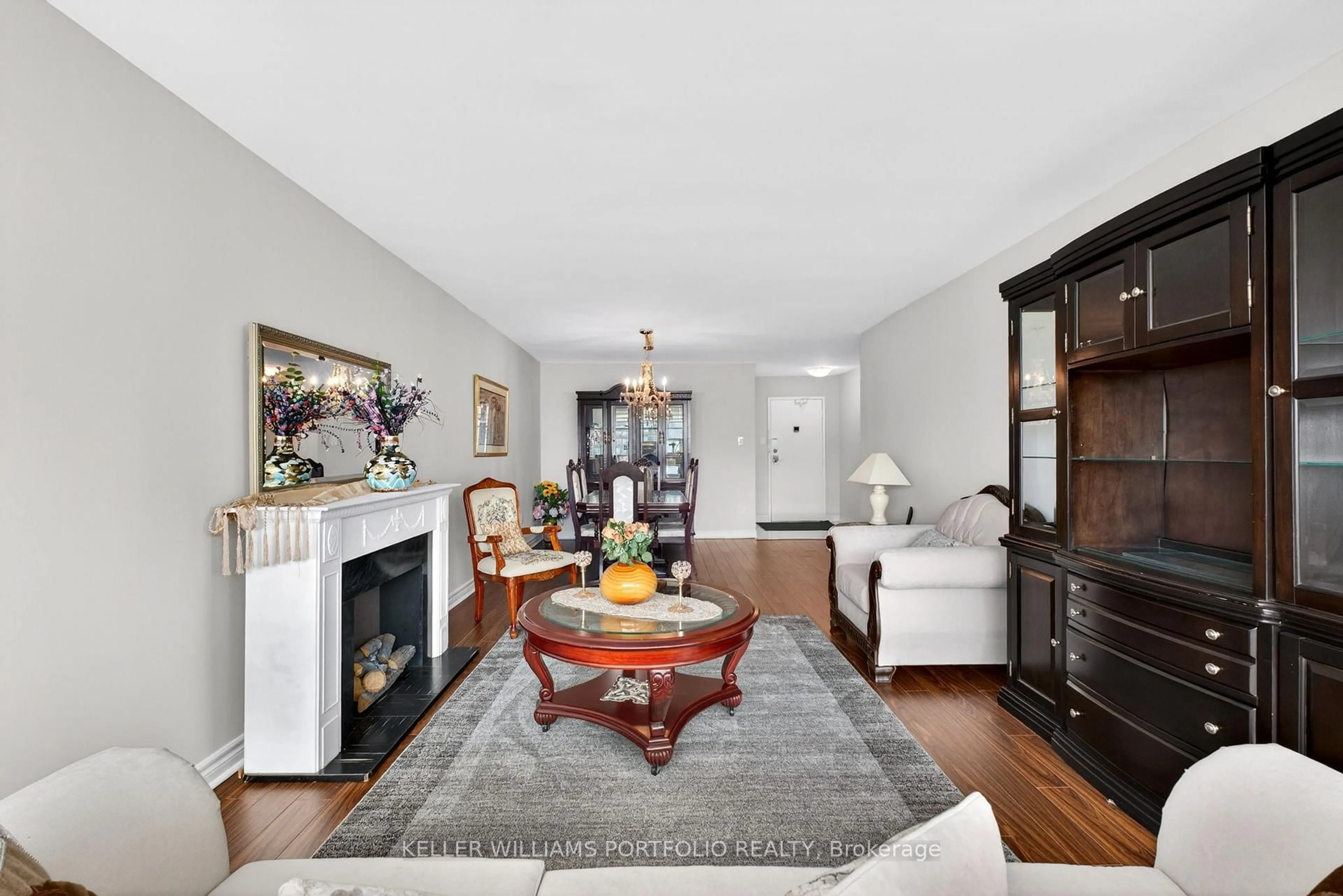 Living room with furniture, unknown for 55 Huntingdale Blvd #1807, Toronto Ontario M1W 2N9