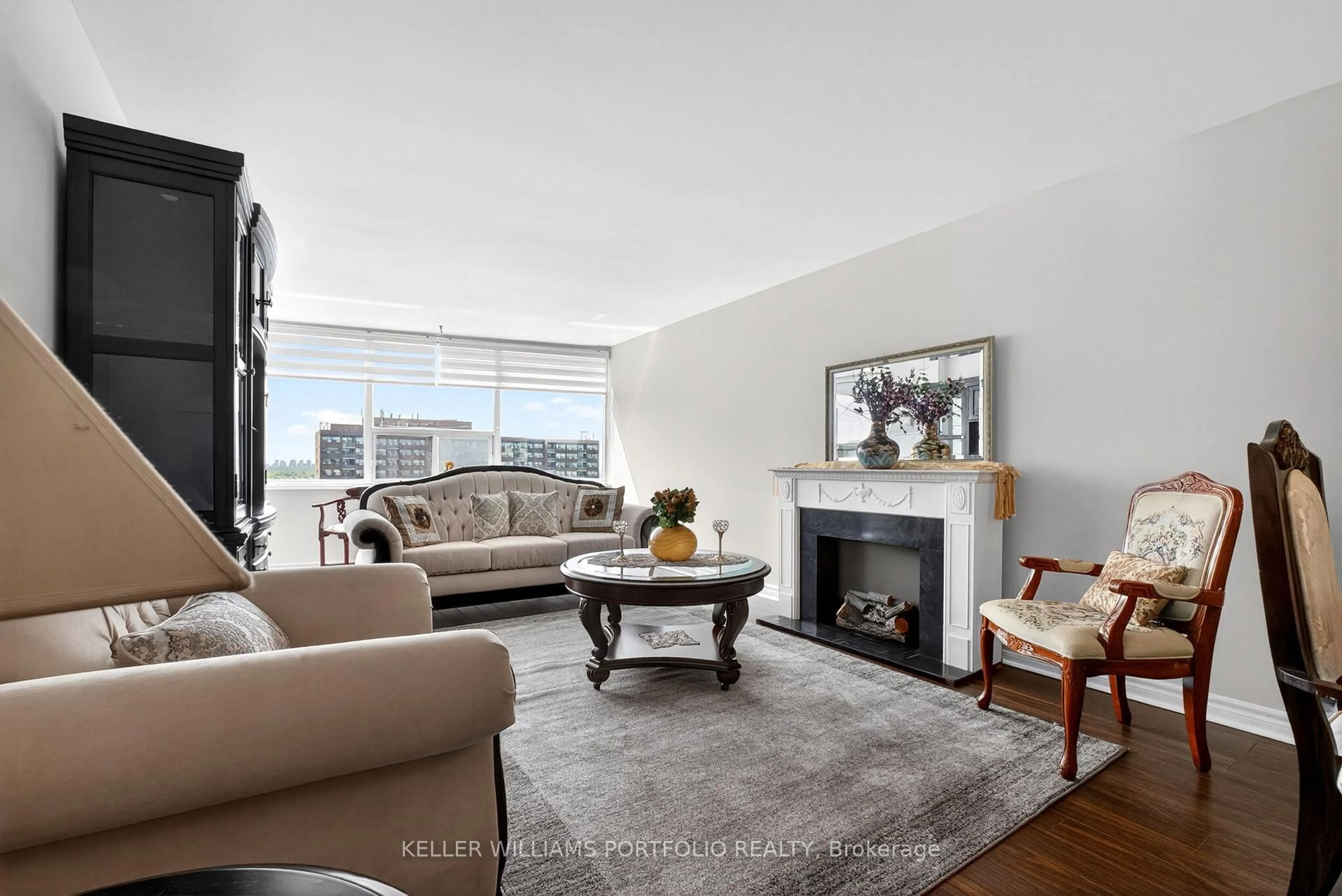 Living room with furniture, unknown for 55 Huntingdale Blvd #1807, Toronto Ontario M1W 2N9