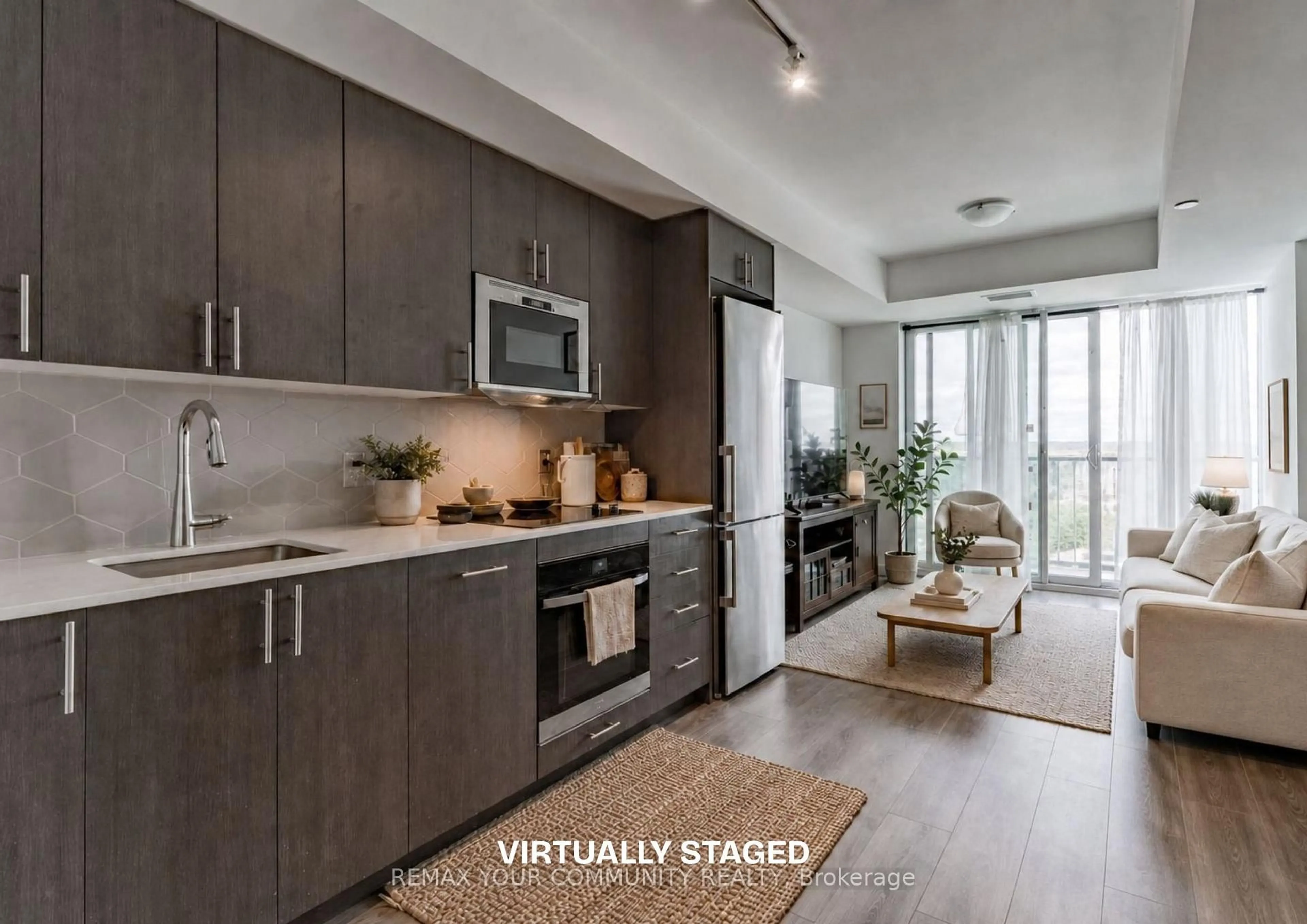 Open concept kitchen, unknown for 2545 Simcoe St #2302, Oshawa Ontario L1L 0W3