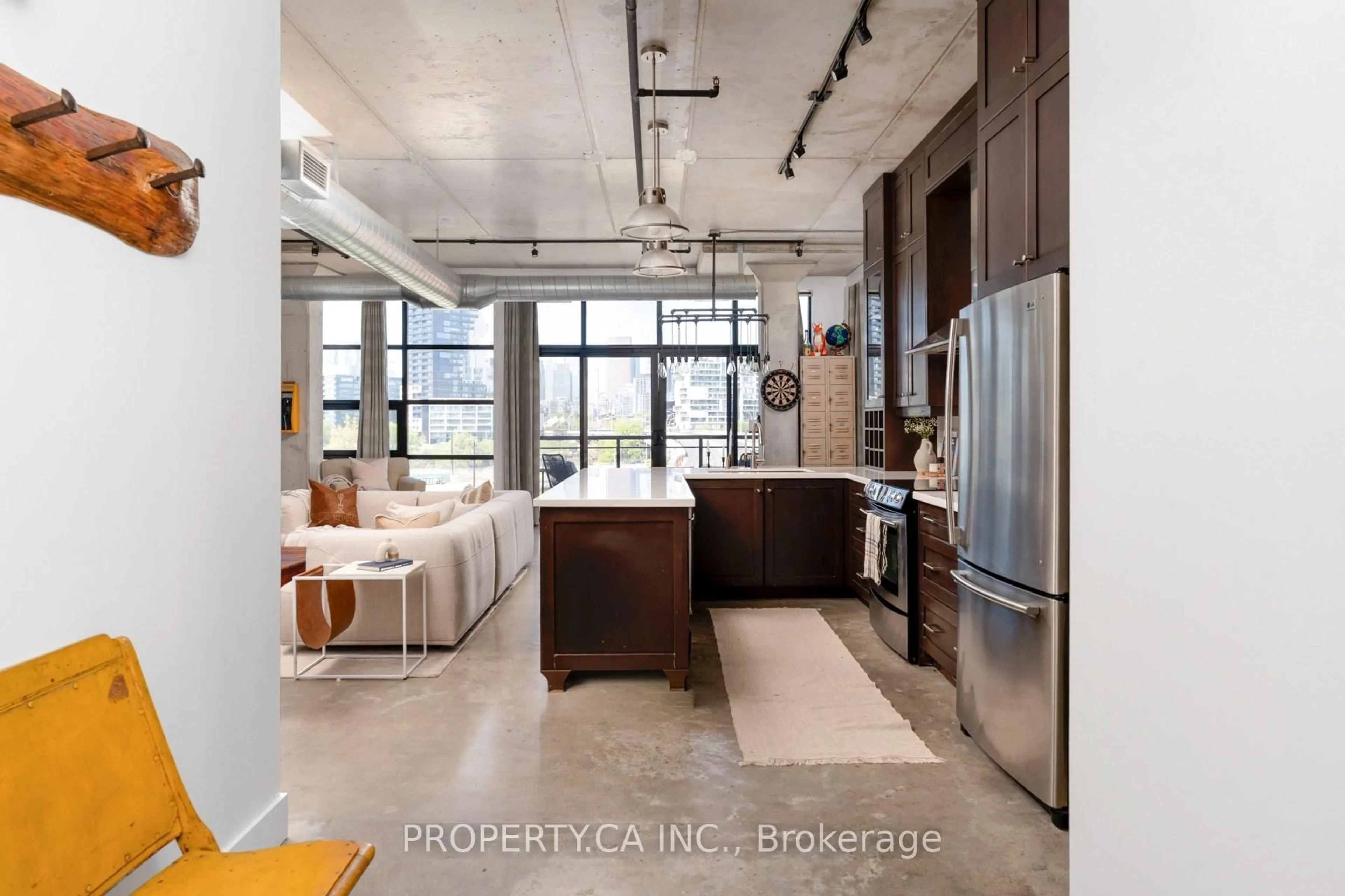 Open concept kitchen, unknown for 68 Broadview Ave #422, Toronto Ontario M4M 2E6