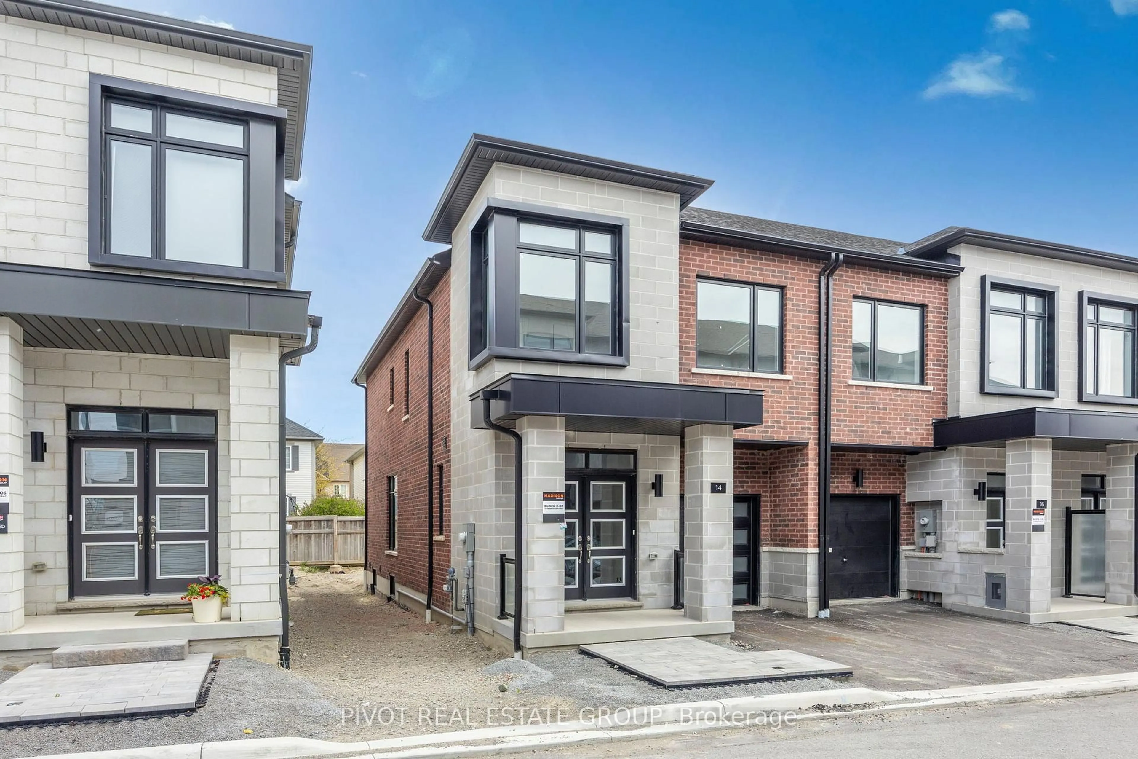 Home with brick exterior material, street for 14 Observatory Way, Whitby Ontario L1M 0M7