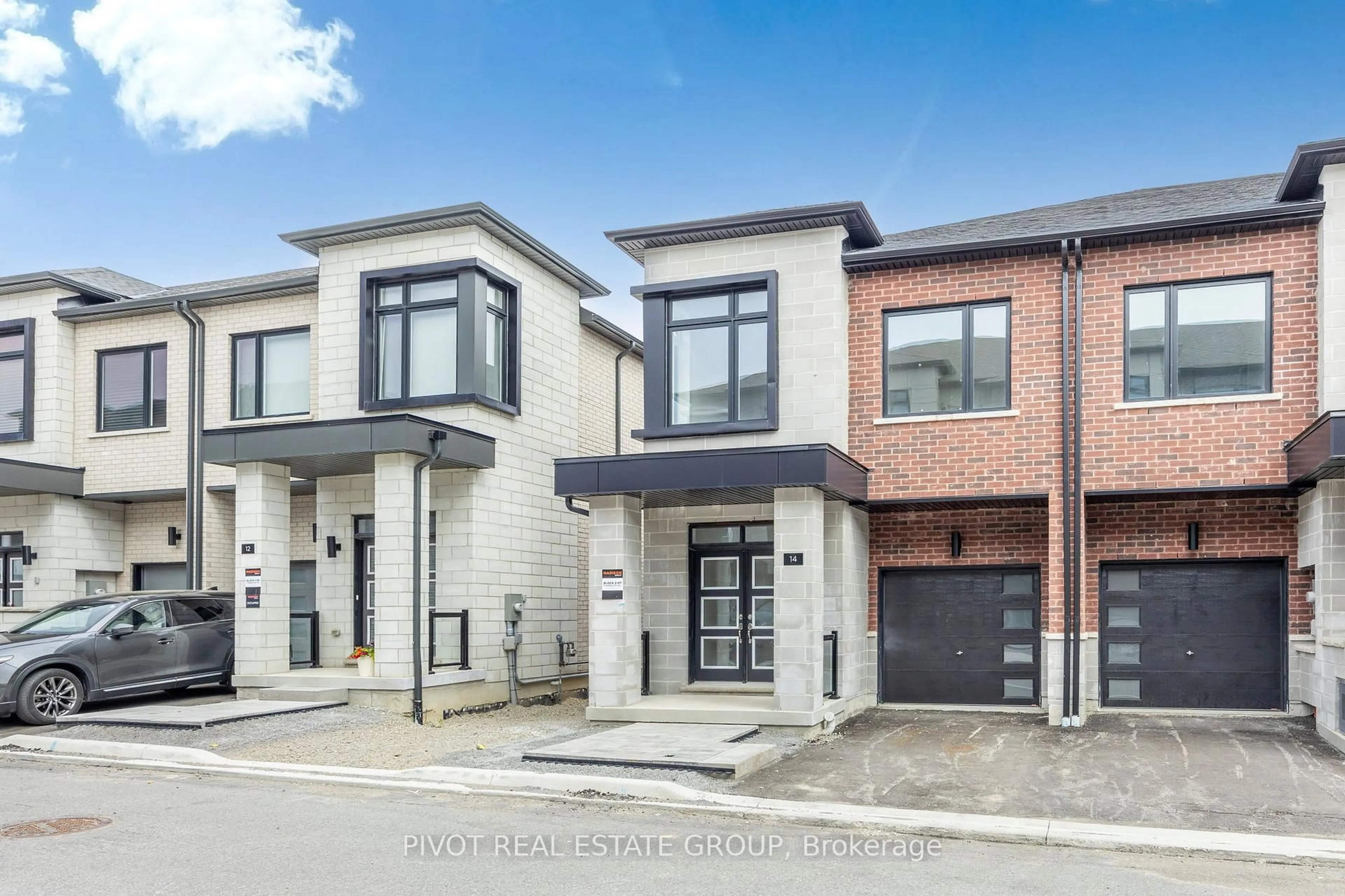 Home with brick exterior material, street for 14 Observatory Way, Whitby Ontario L1M 0M7