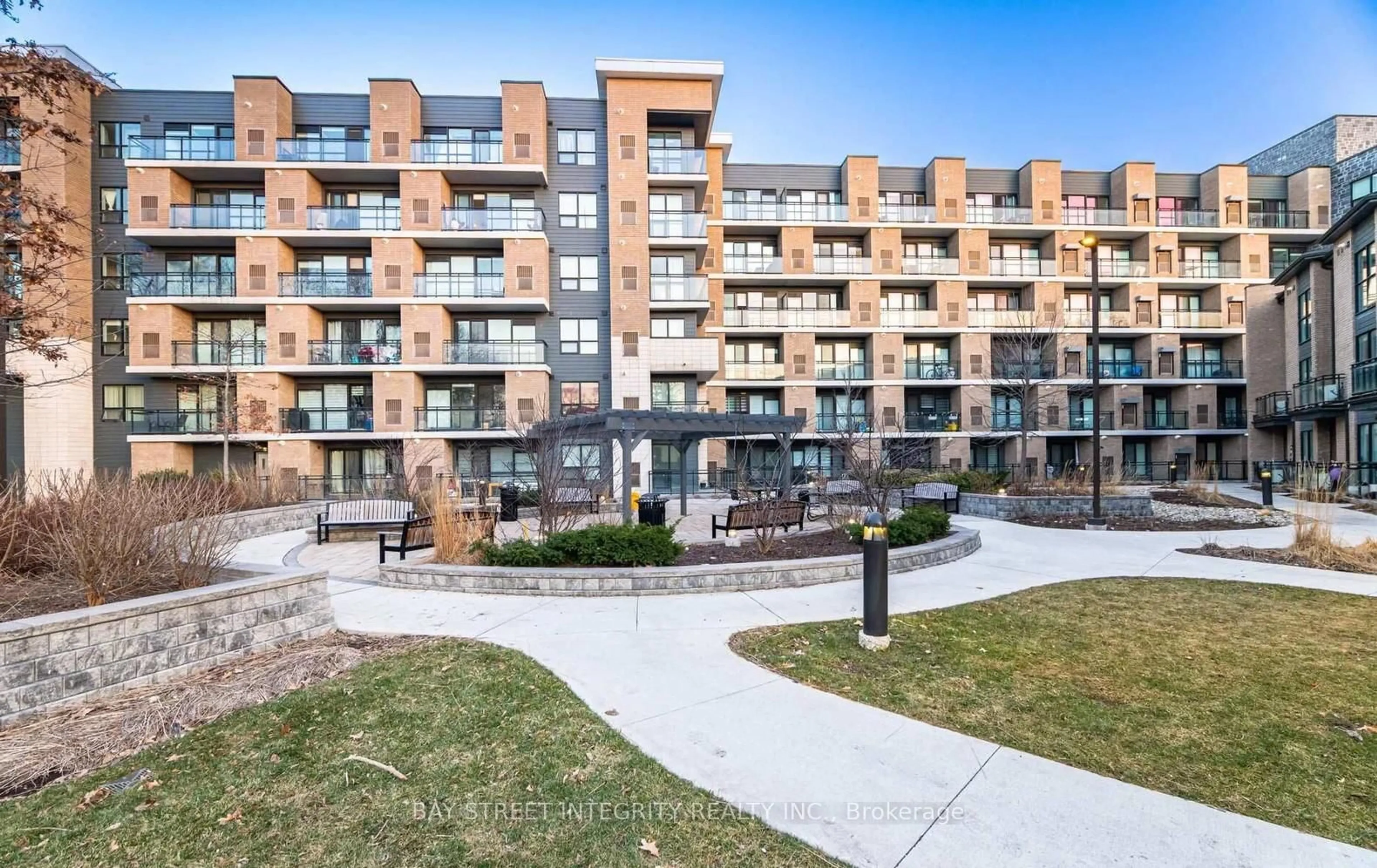 A pic from outside/outdoor area/front of a property/back of a property/a pic from drone, building for 1 Falaise Rd #511, Toronto Ontario M1E 0B9
