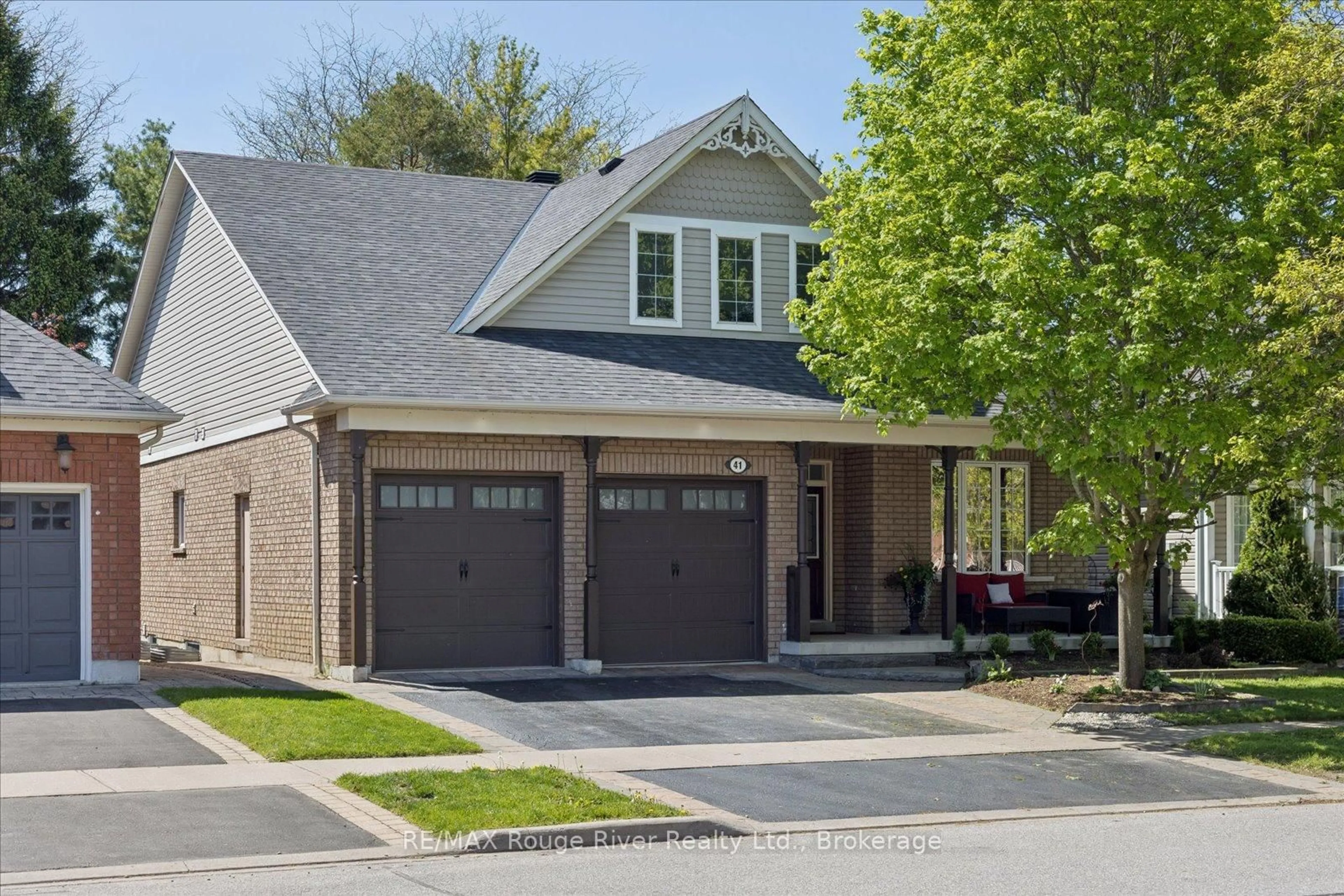 Home with brick exterior material, street for 41 Leithridge Cres, Whitby Ontario L1M 2N2