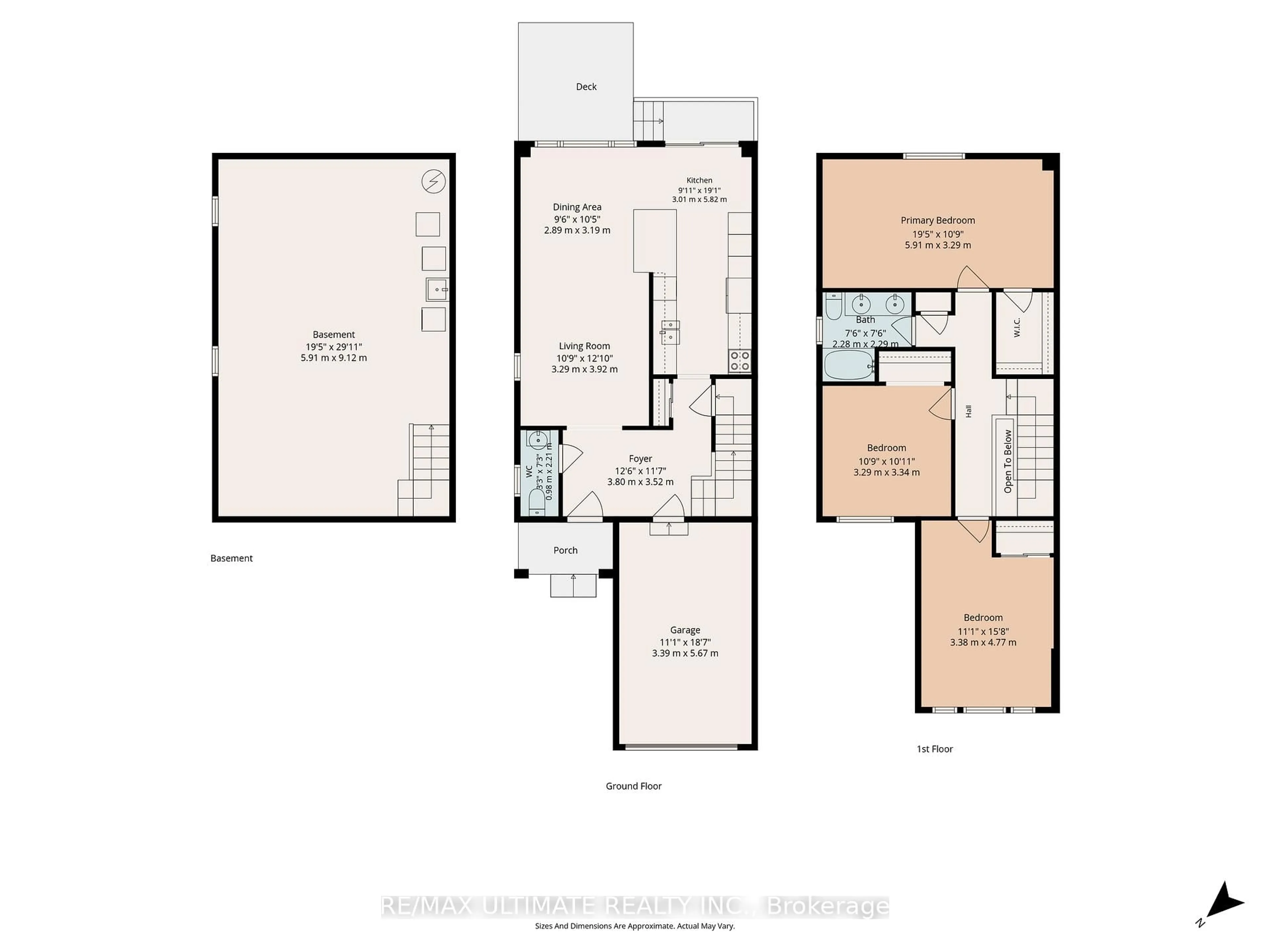 Floor plan for 1949 Pine Grove Ave, Pickering Ontario L1V 6R5