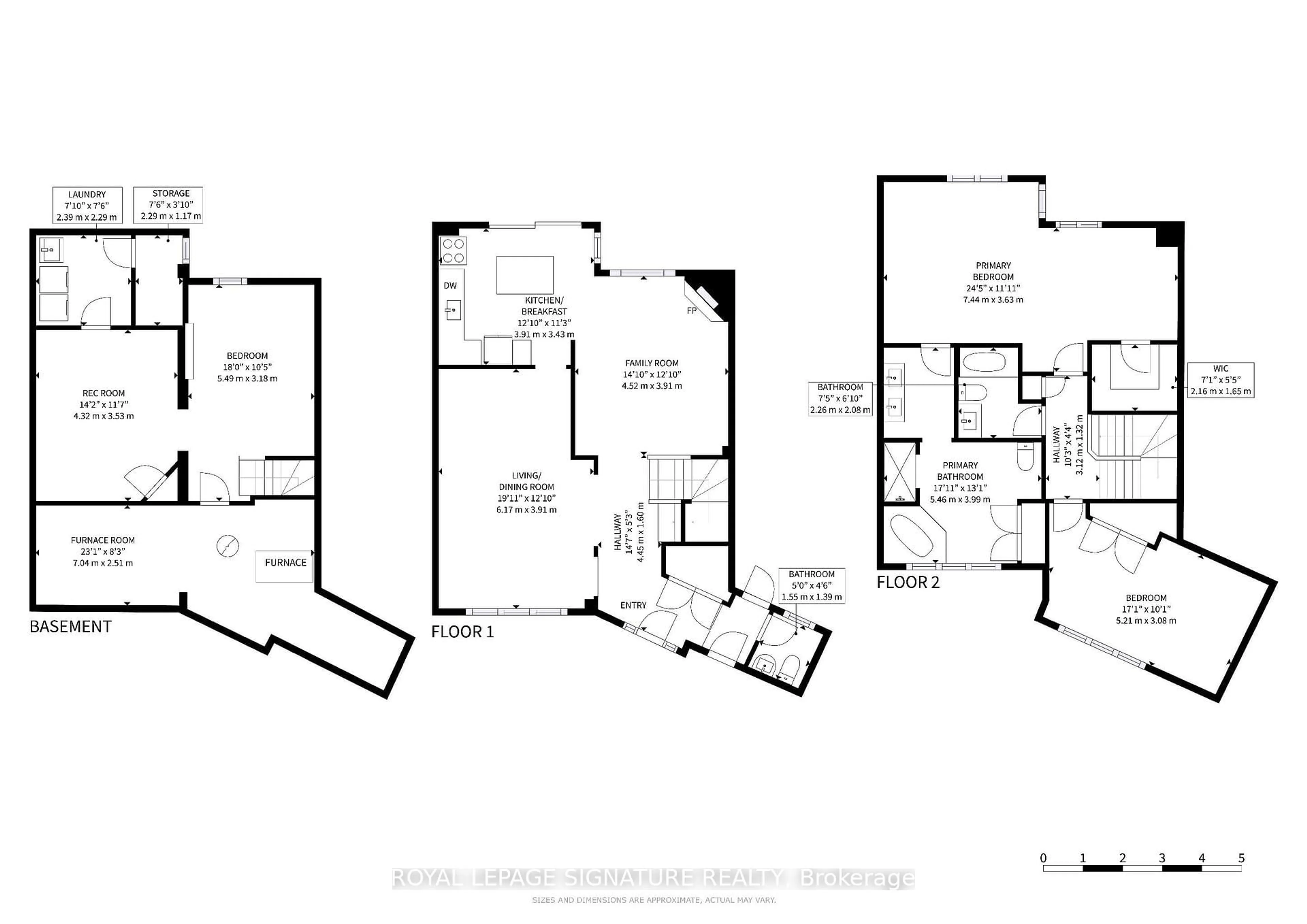 Floor plan for 1493 Major Oaks Rd, Pickering Ontario L1X 2N6