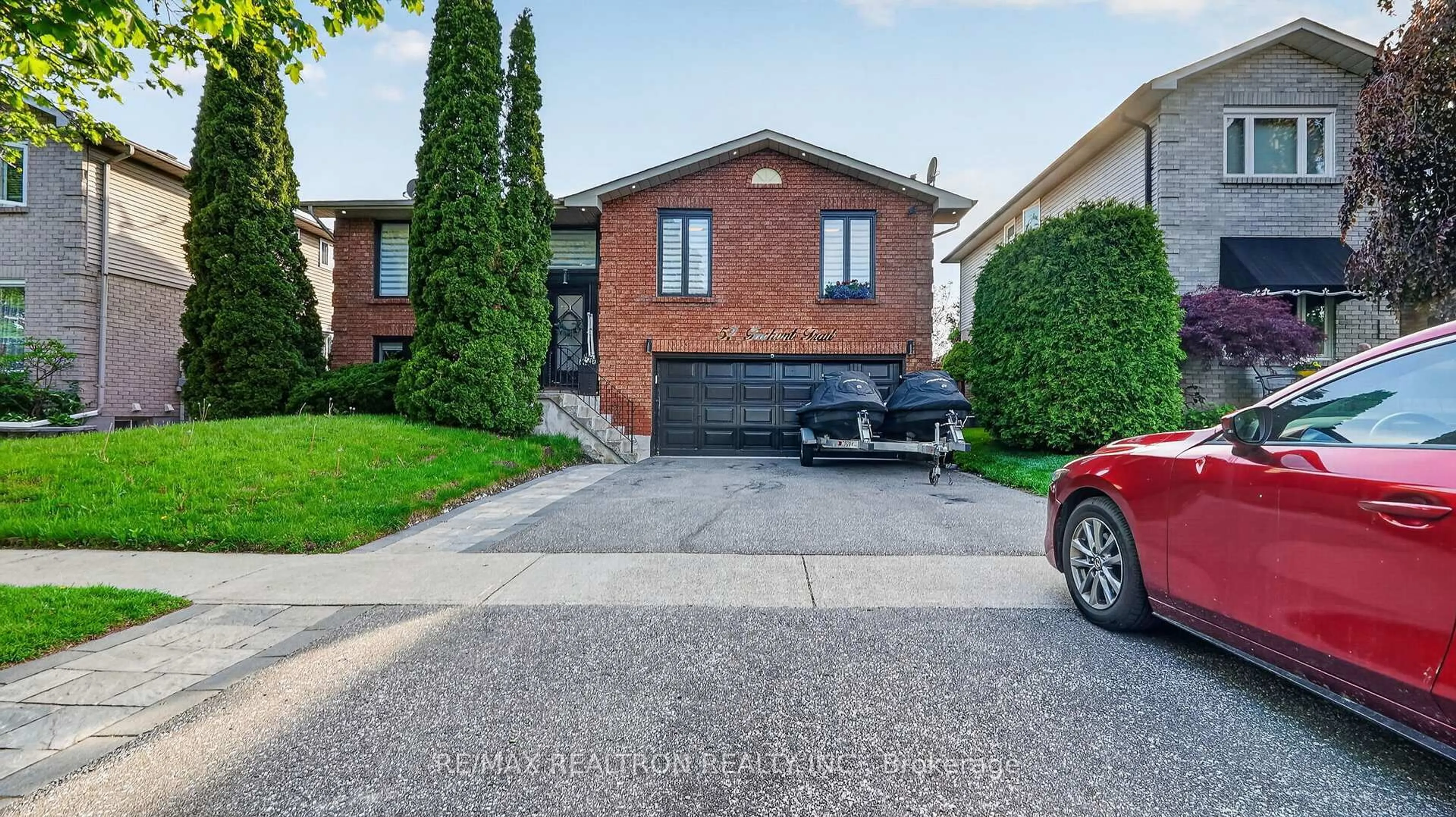 Home with brick exterior material, street for 57 Foxhunt Tr, Clarington Ontario L1E 1E4