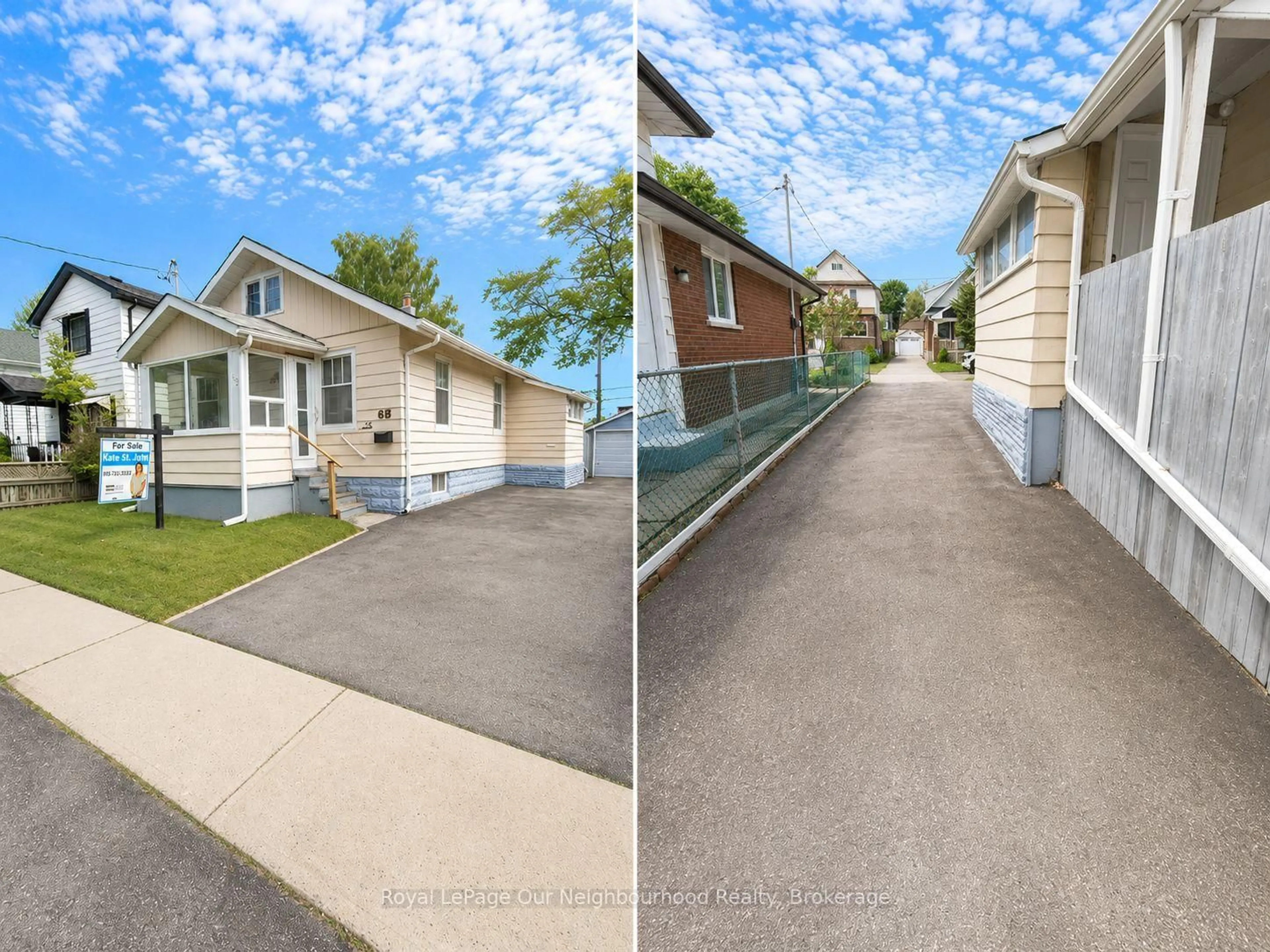 A pic from outside/outdoor area/front of a property/back of a property/a pic from drone, street for 65 Gladstone Ave, Oshawa Ontario L1J 4E4