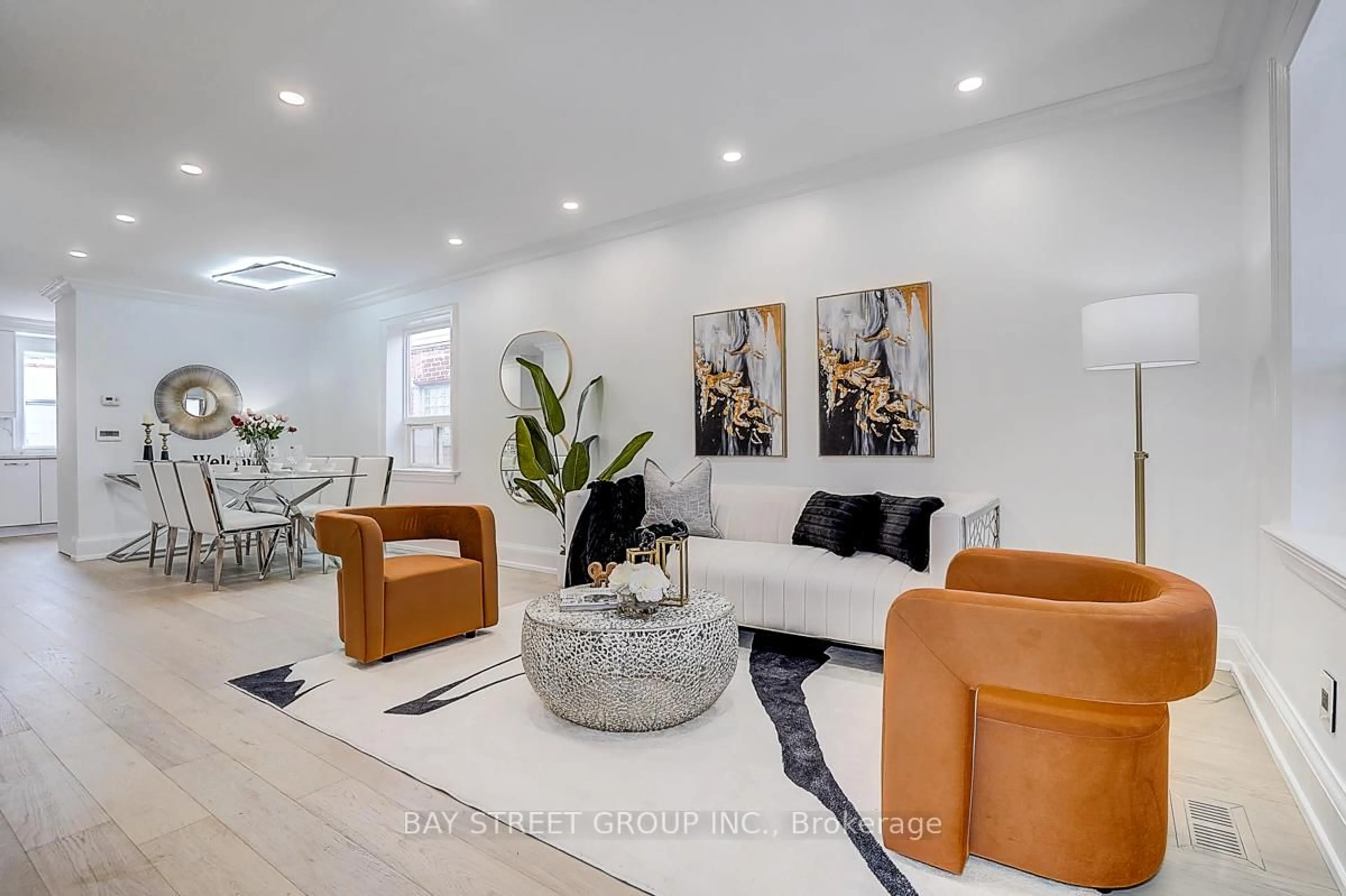 Living room with furniture, unknown for 85 Donlands Ave, Toronto Ontario M4J 3N9