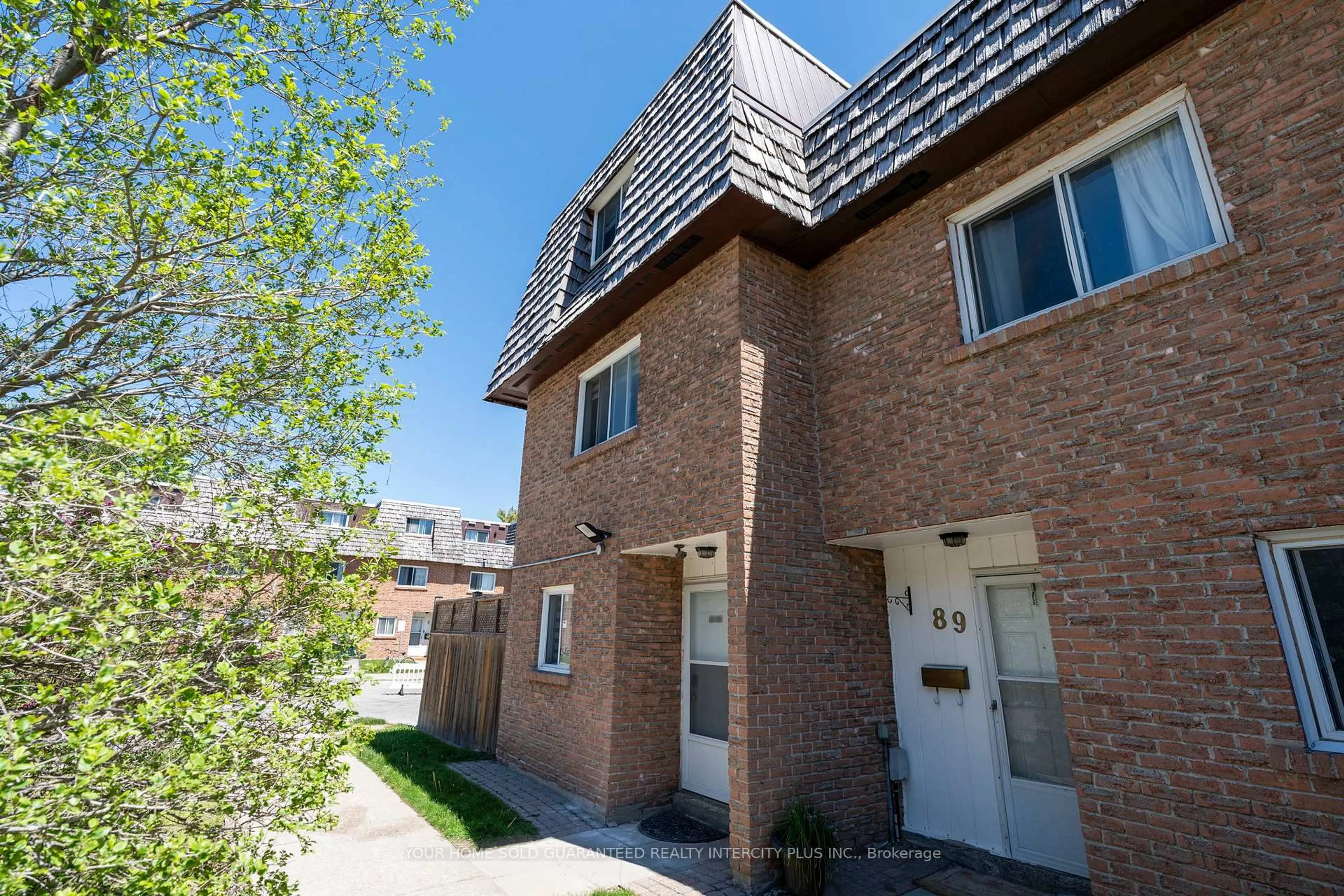 Home with brick exterior material, street for 10 Rodda Blvd #91, Toronto Ontario M1E 2Z6
