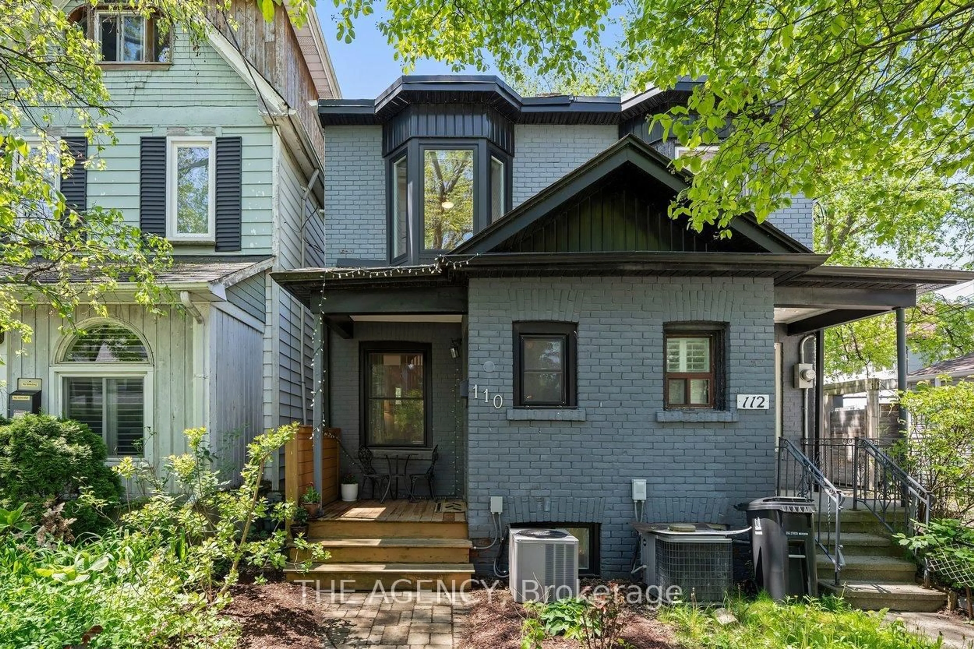 Home with brick exterior material, street for 110 Hastings Ave, Toronto Ontario M4L 2L2