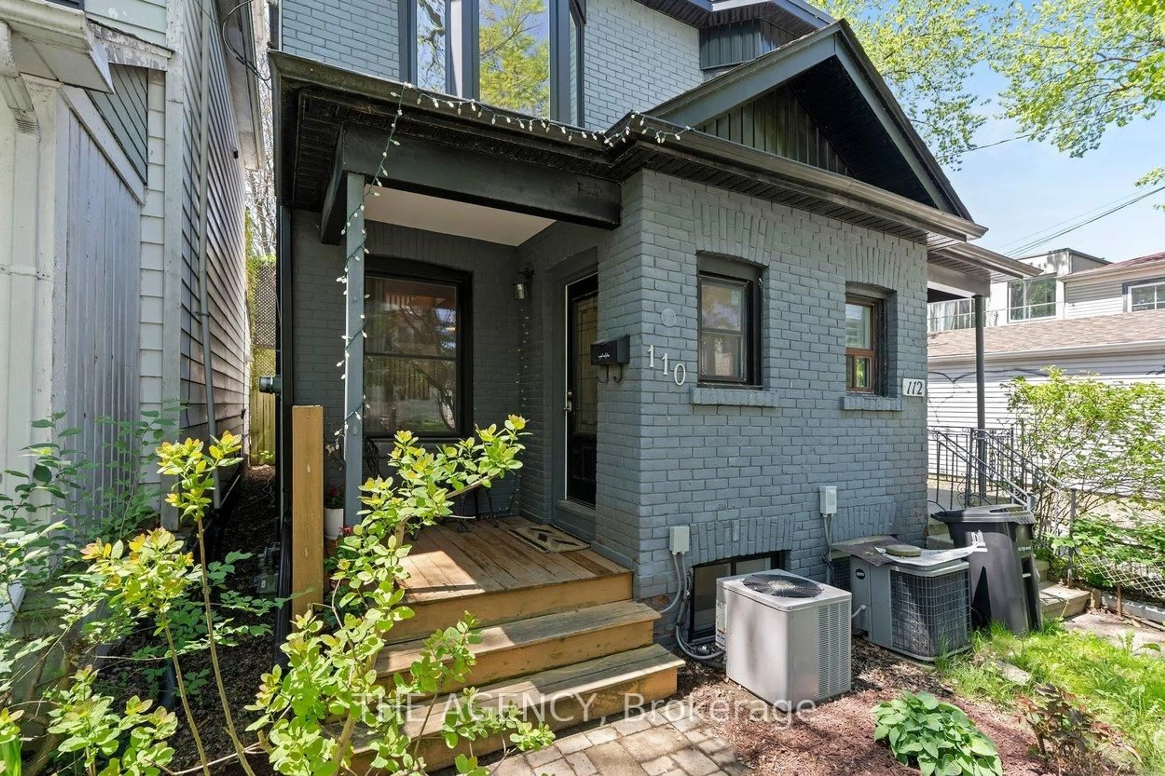 Home with brick exterior material, street for 110 Hastings Ave, Toronto Ontario M4L 2L2