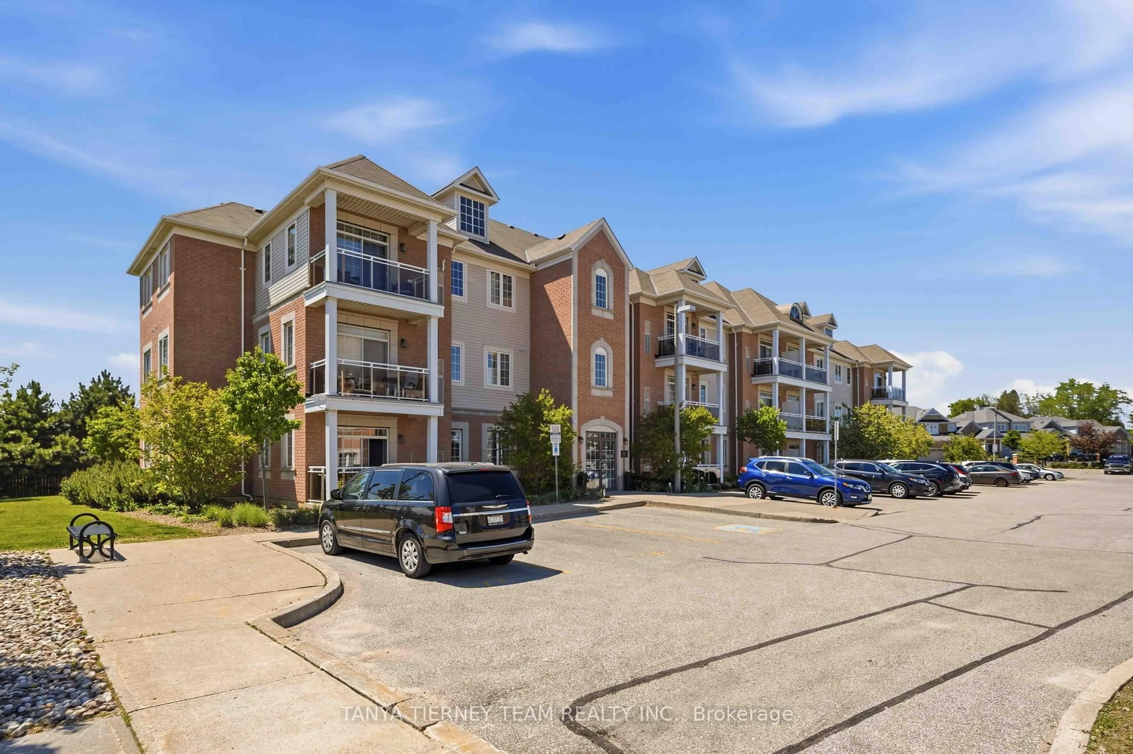 A pic from outside/outdoor area/front of a property/back of a property/a pic from drone, water/lake/river/ocean view for 52 Harvey Johnston Way #307, Whitby Ontario L1M 0J7