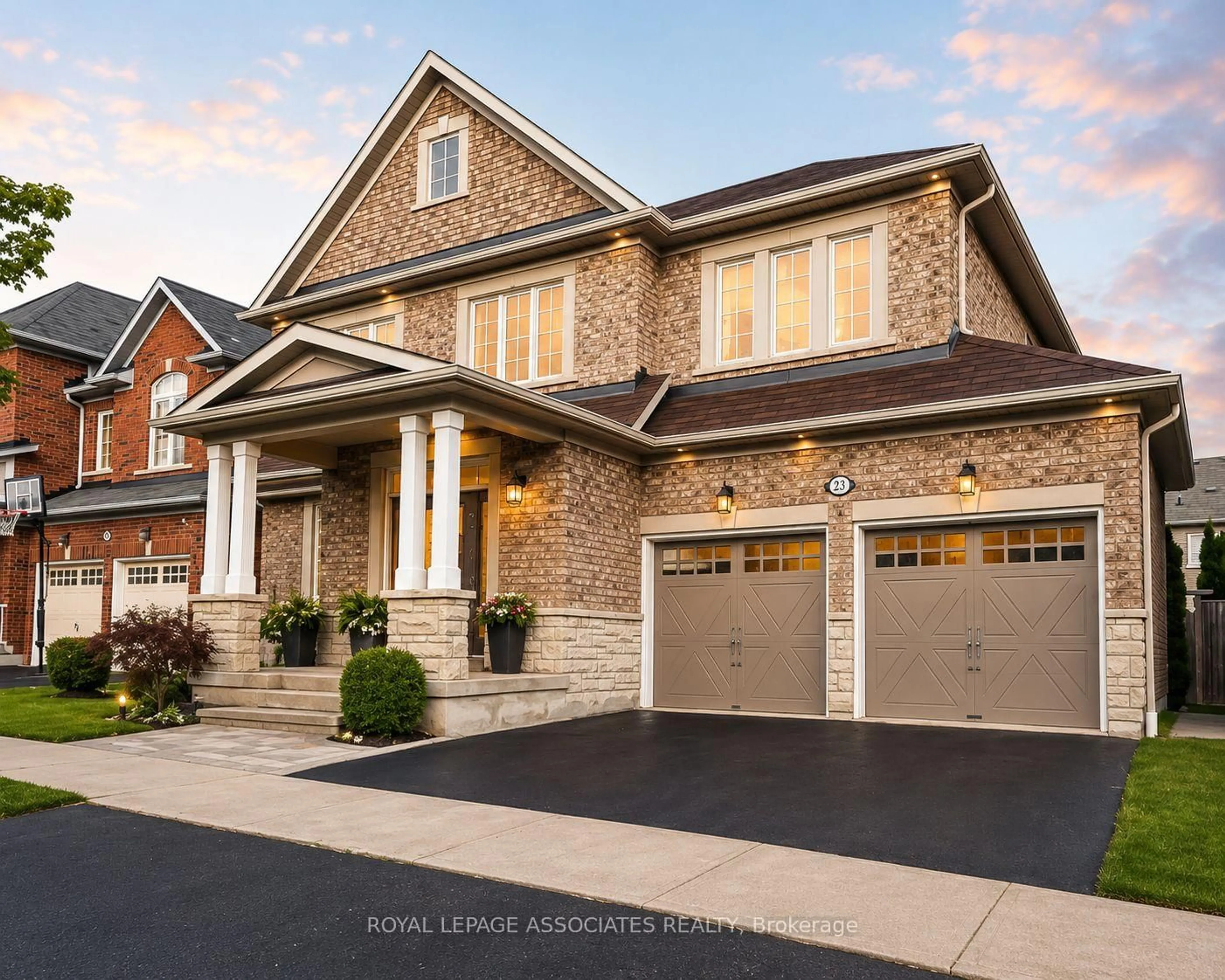 Home with brick exterior material, street for 28 Shorten Pl, Ajax Ontario L1T 0E9