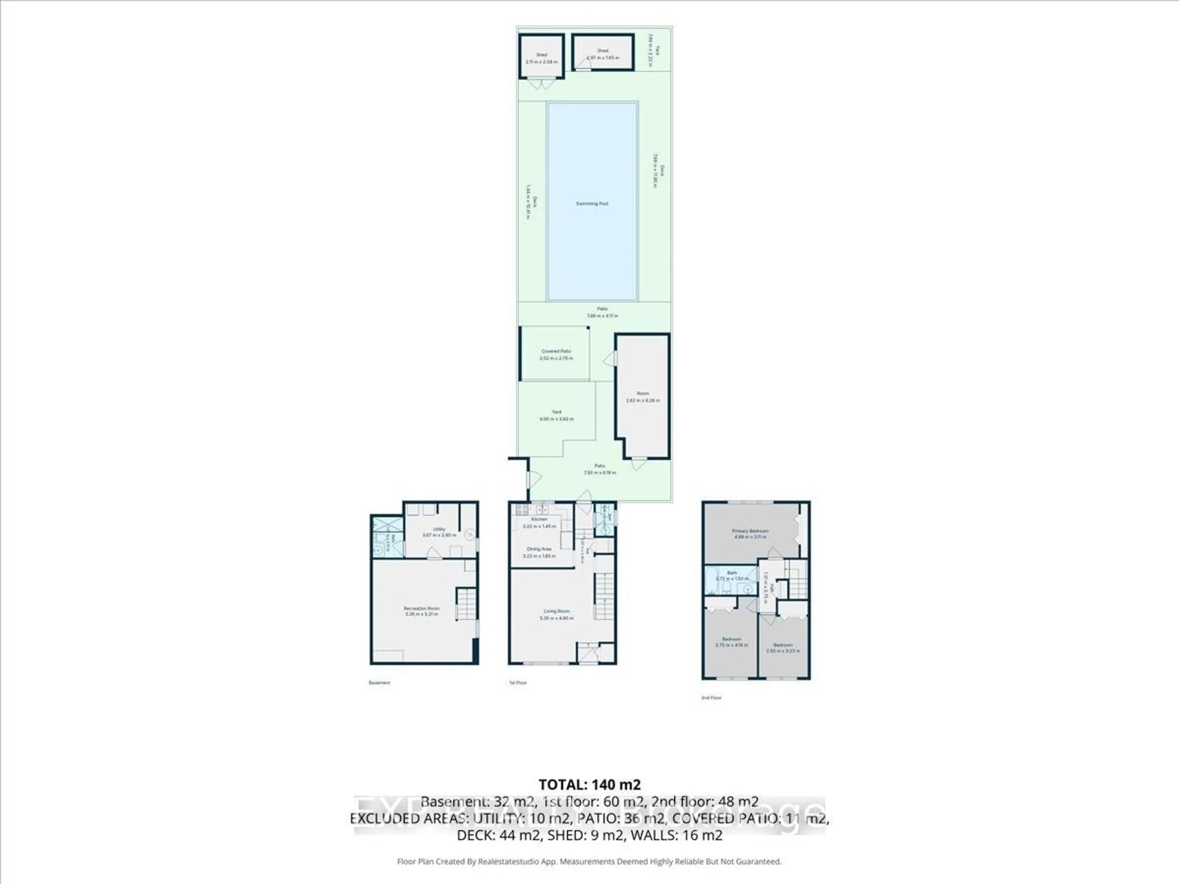 Floor plan for 376 Surrey Dr, Oshawa Ontario L1G 6H1