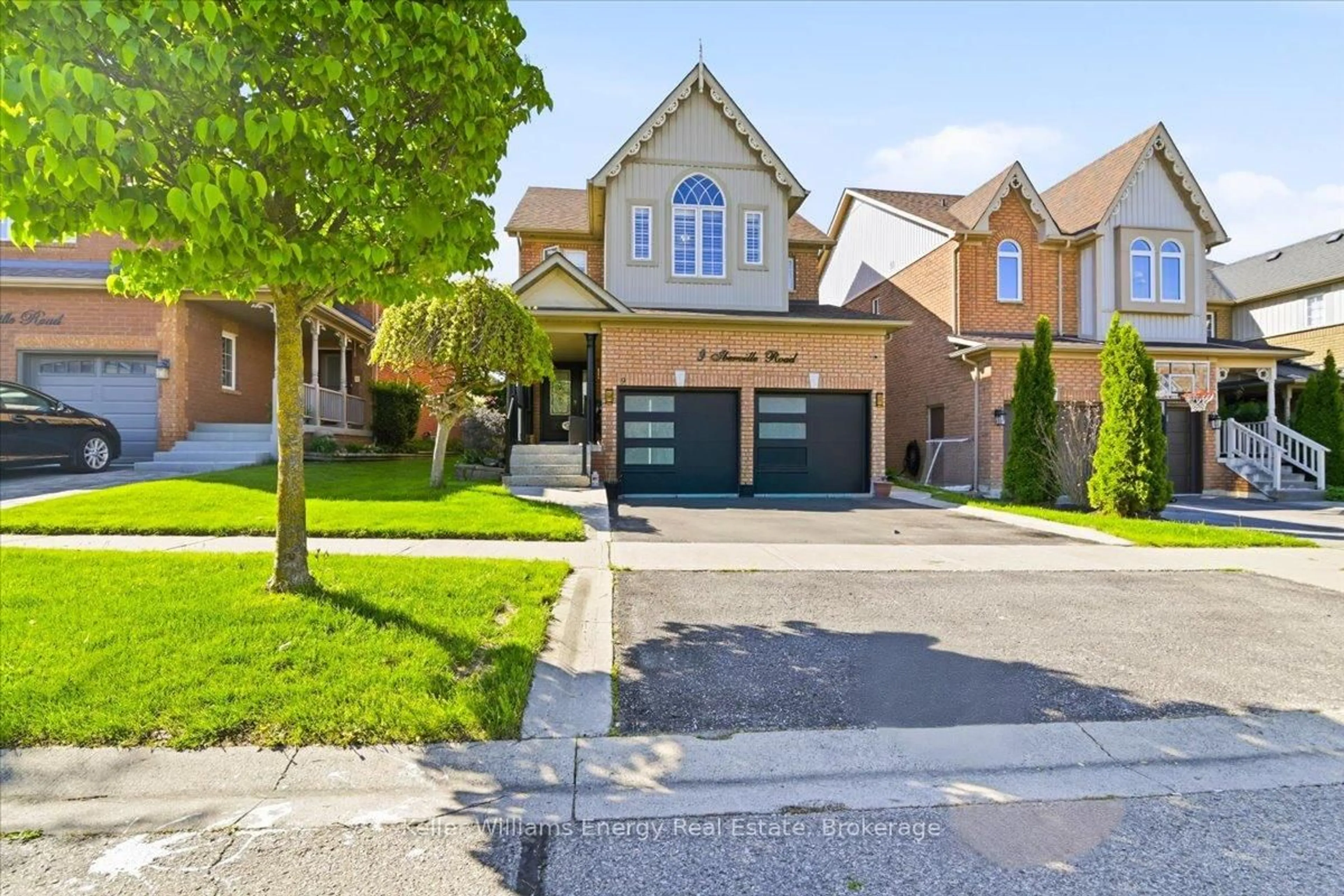 Home with brick exterior material, street for 9 Iberville Rd, Whitby Ontario L1M 1H5