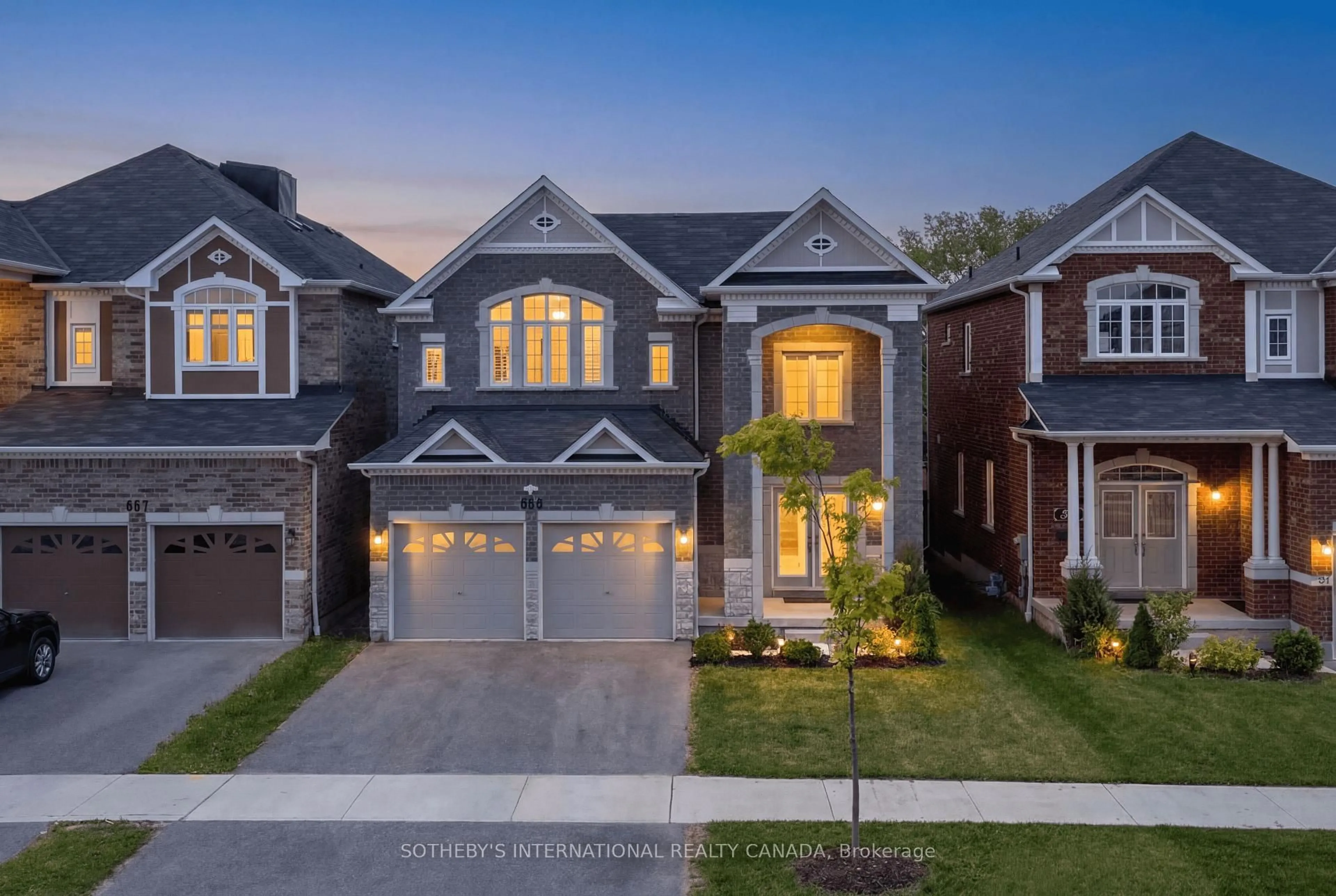 Home with brick exterior material, street for 689 Audley Rd, Ajax Ontario L1Z 0T7